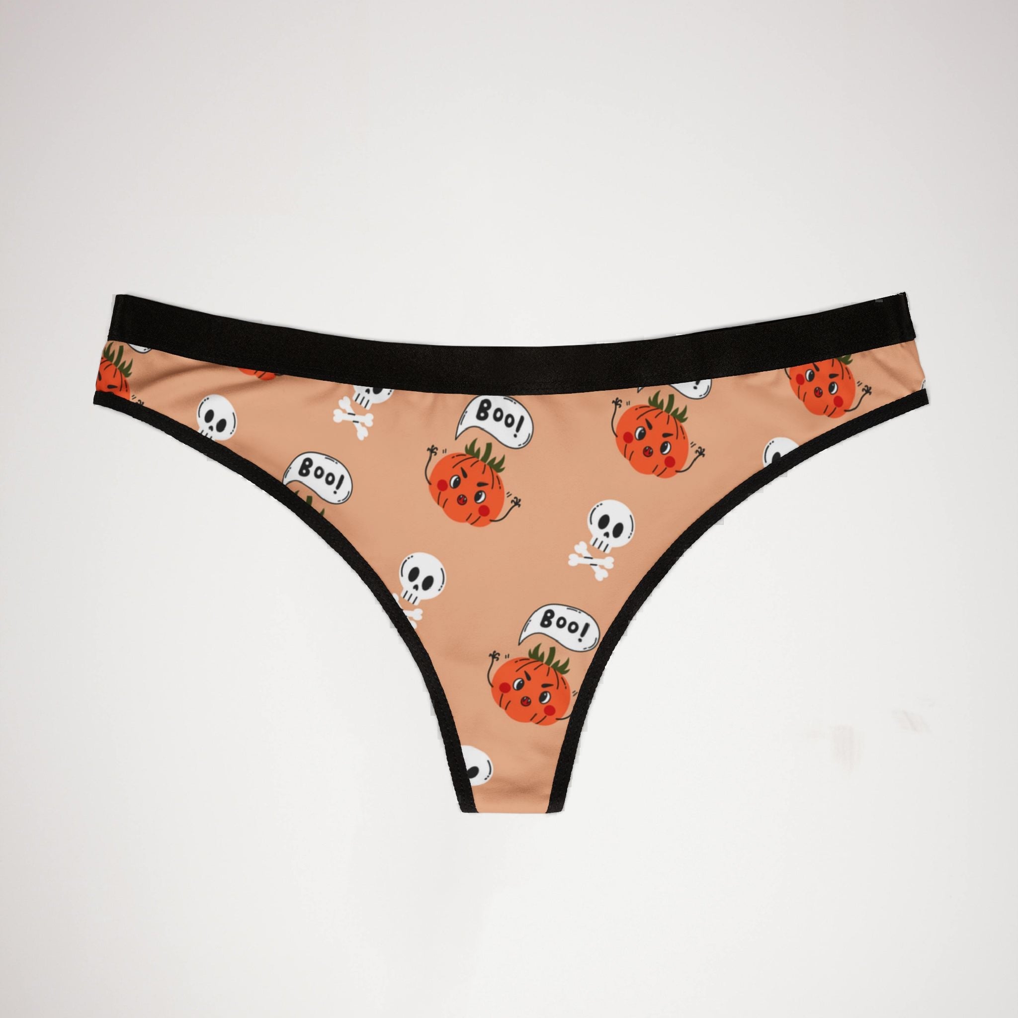 Women's thongs funny halloween