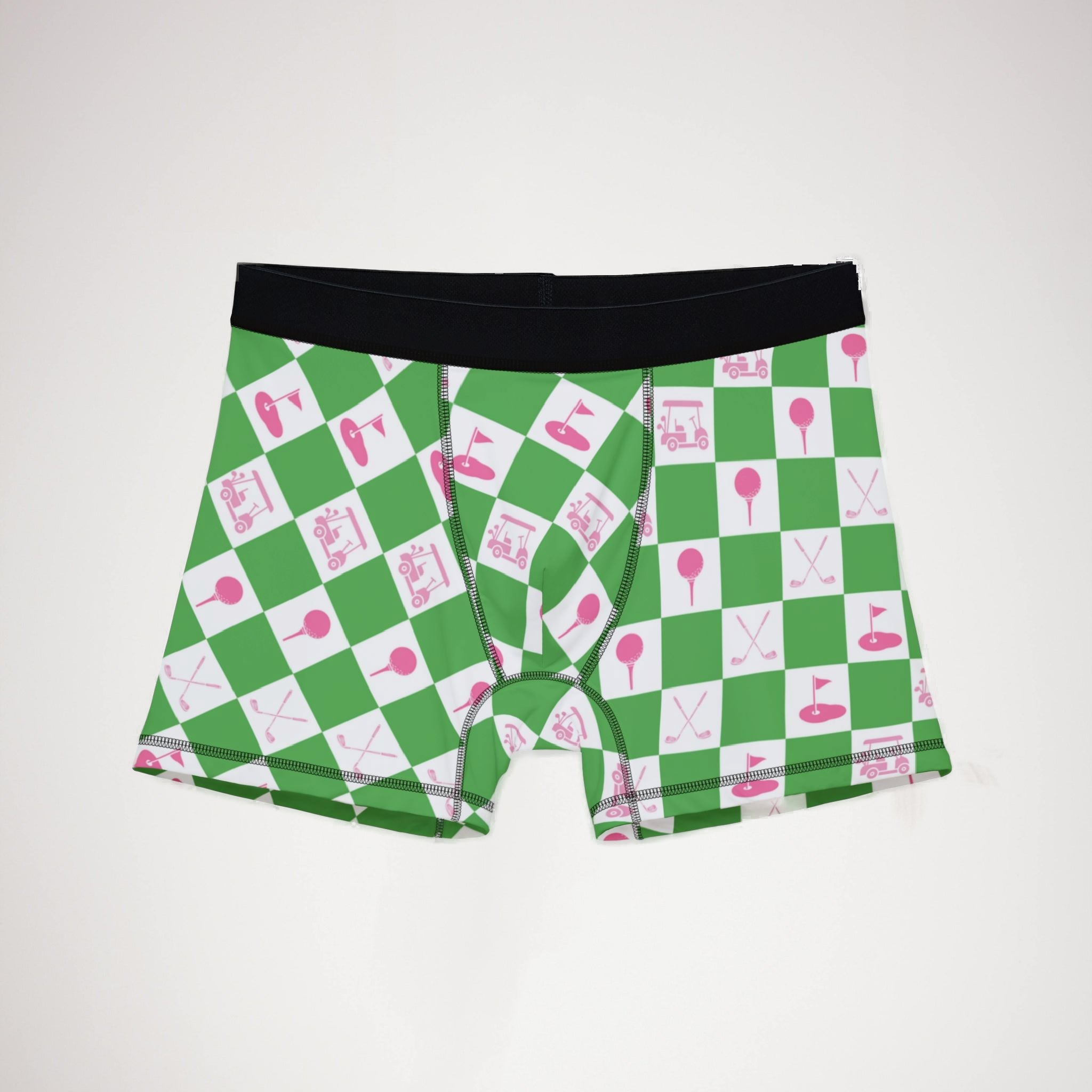 Men's boxers pink golf