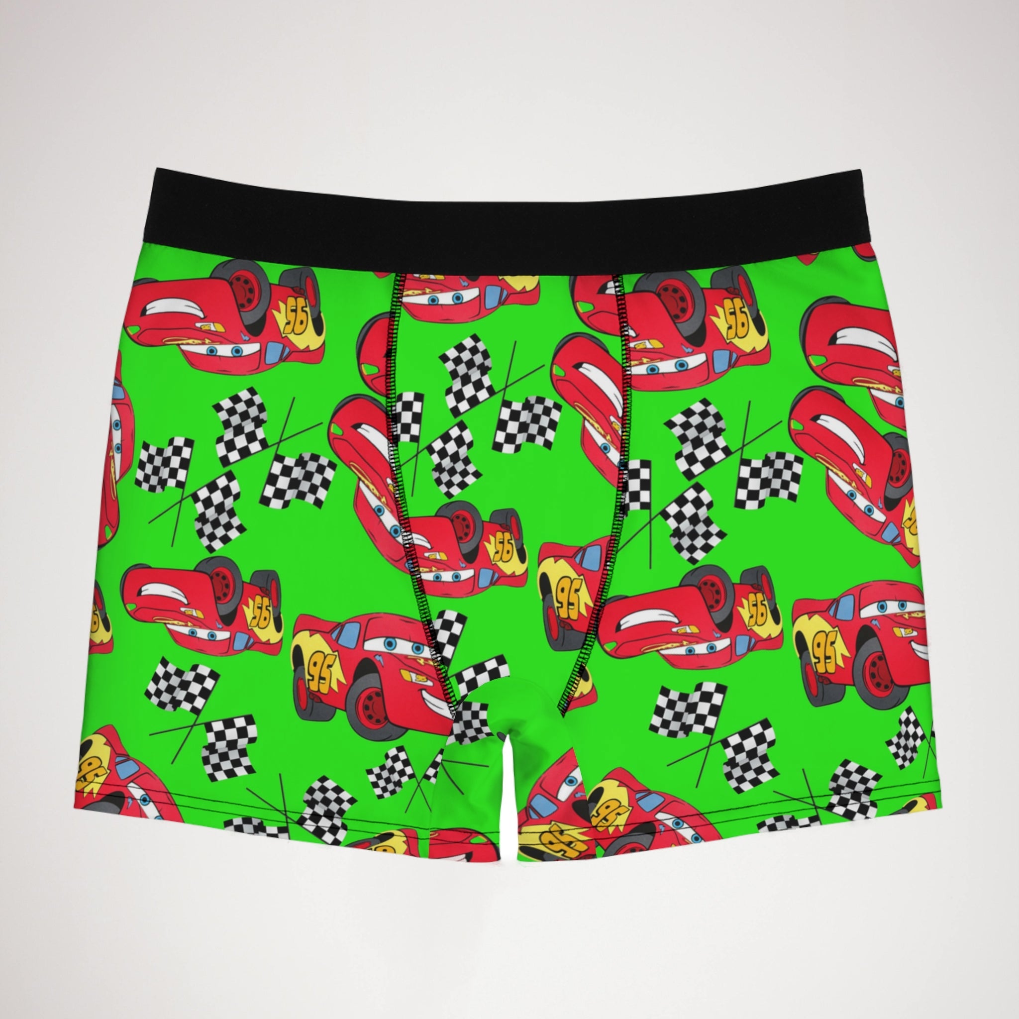 Men's boxer briefs mcqueen flag green