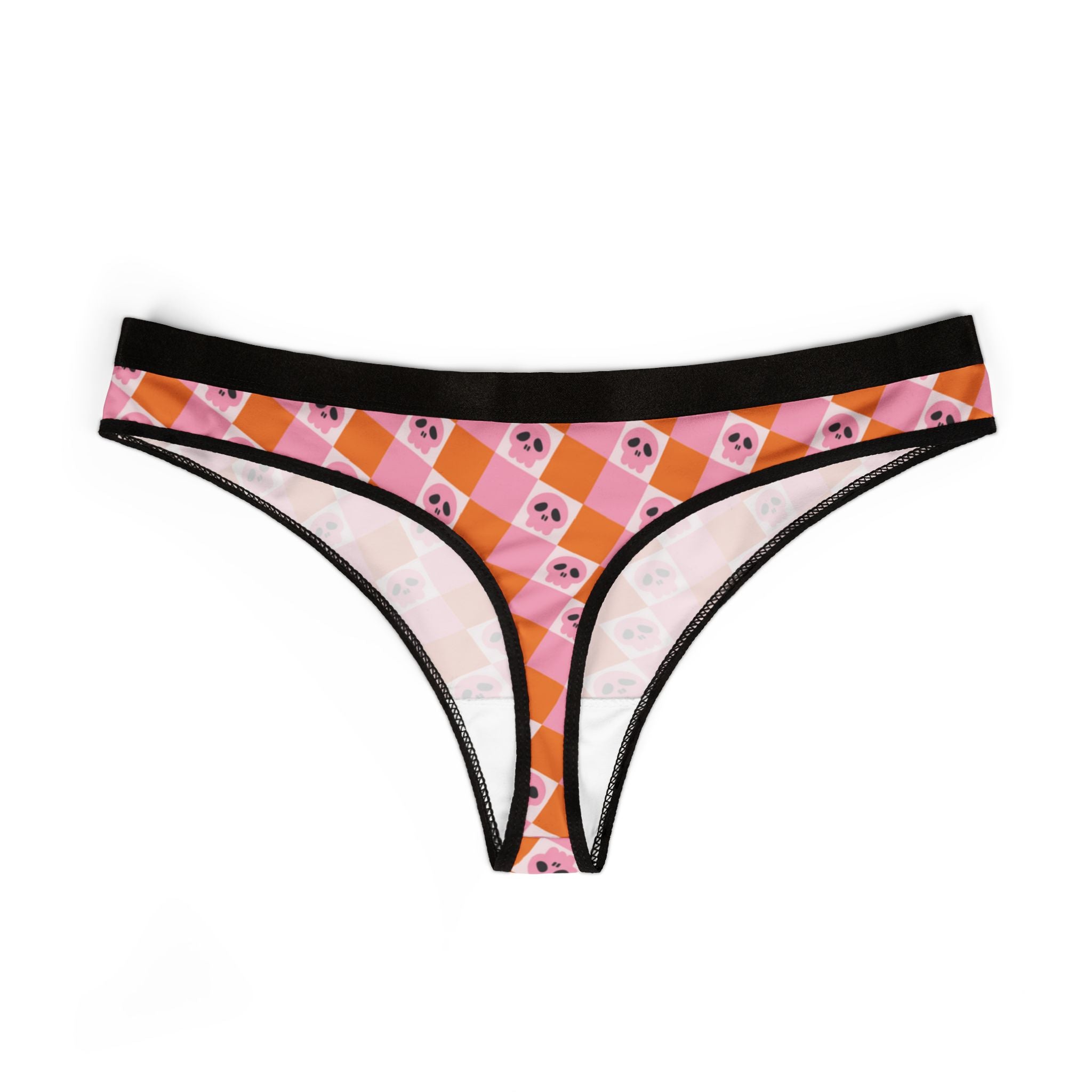Women's thongs groovy halloween