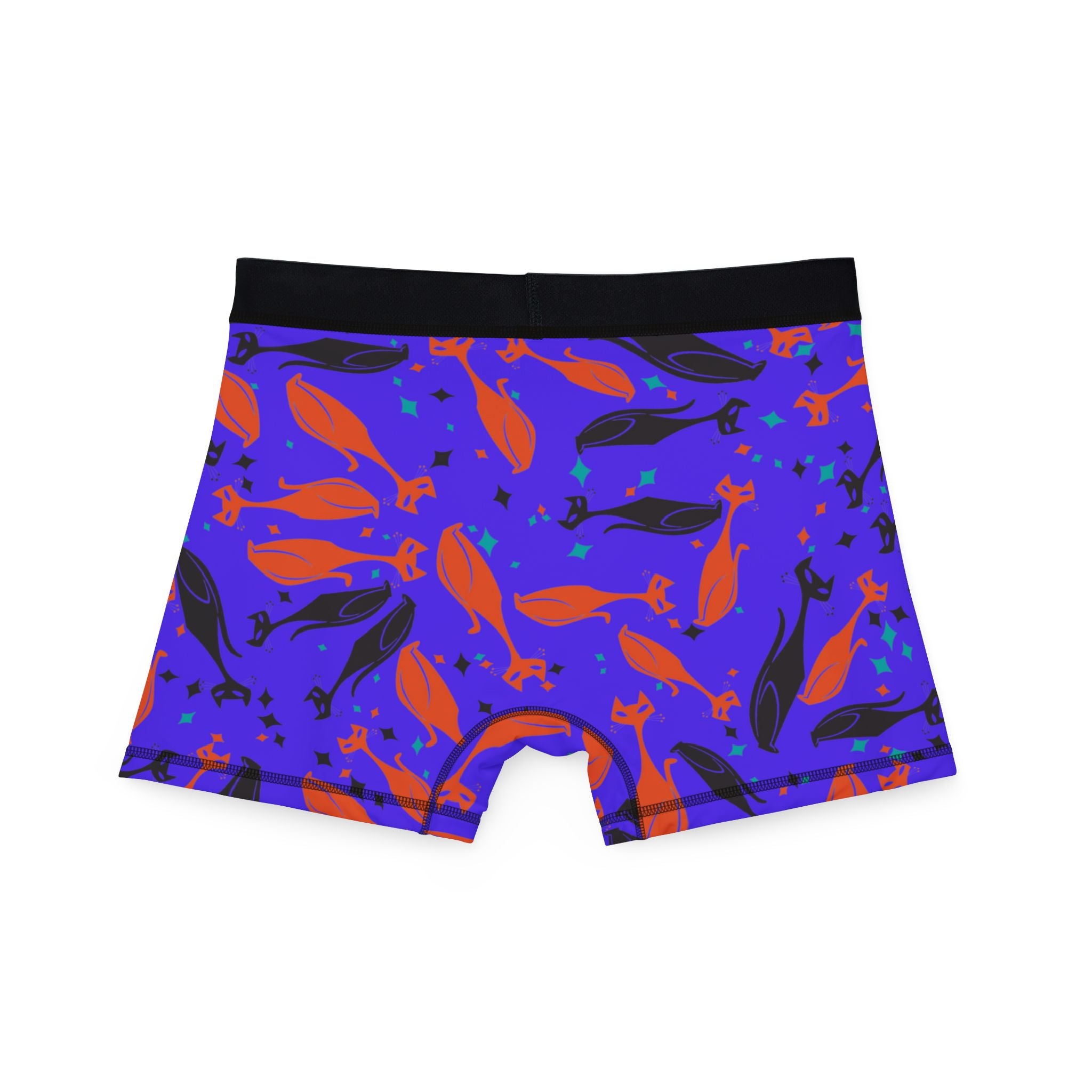 Men's boxers cat halloween violet