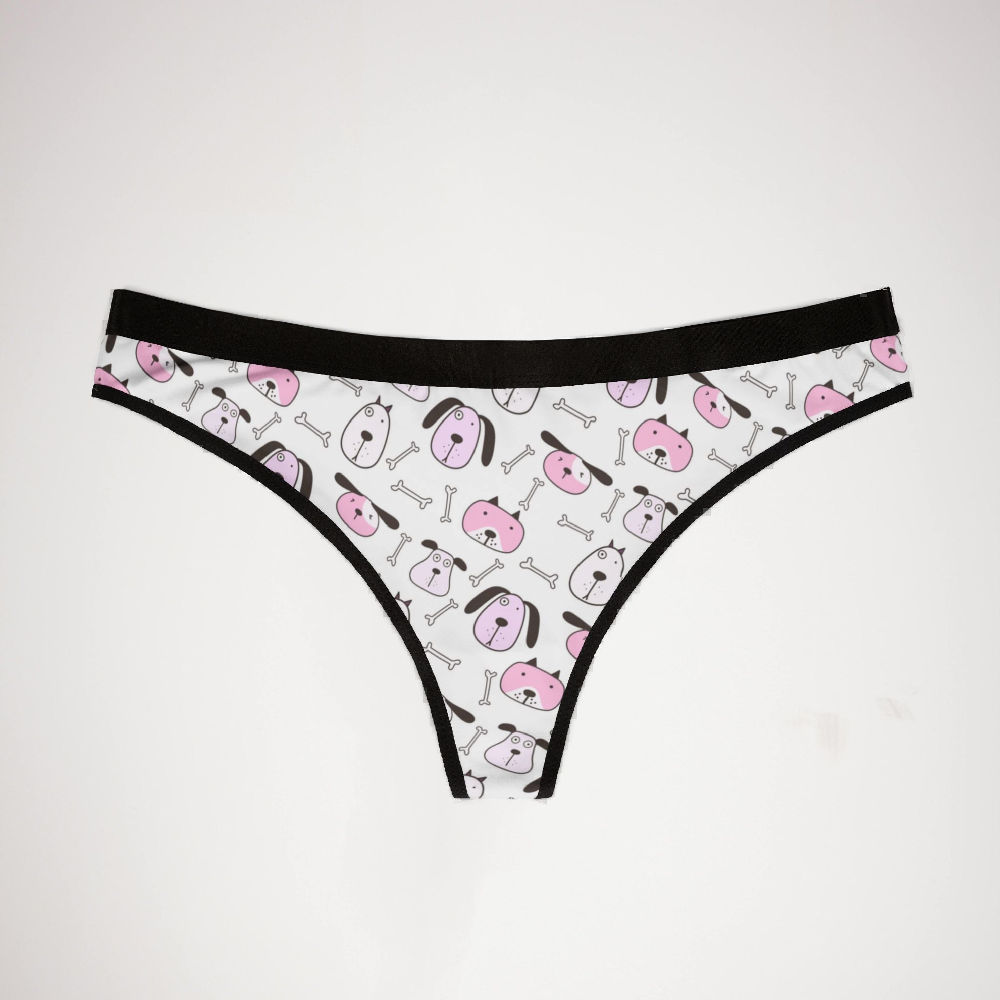 Women's thongs cute dog