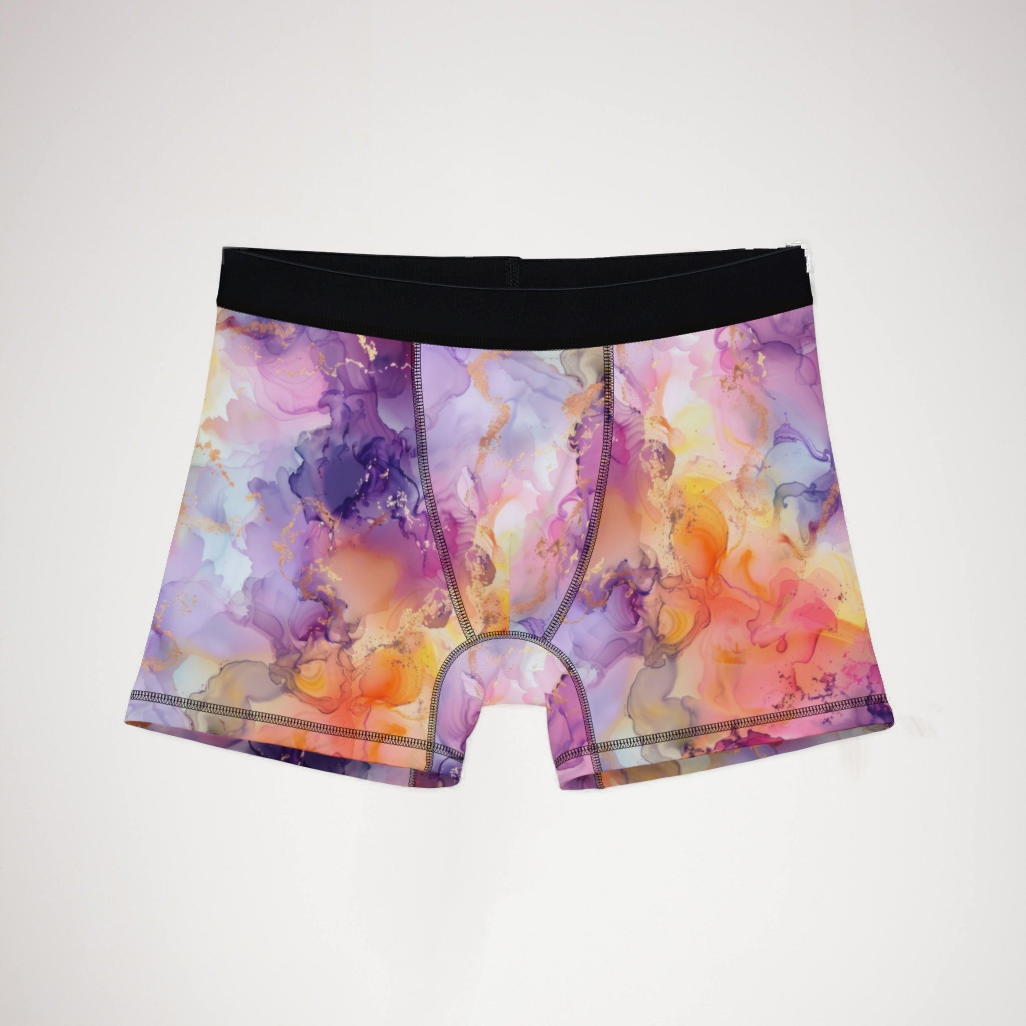 Men's boxers pastel alcohol ink