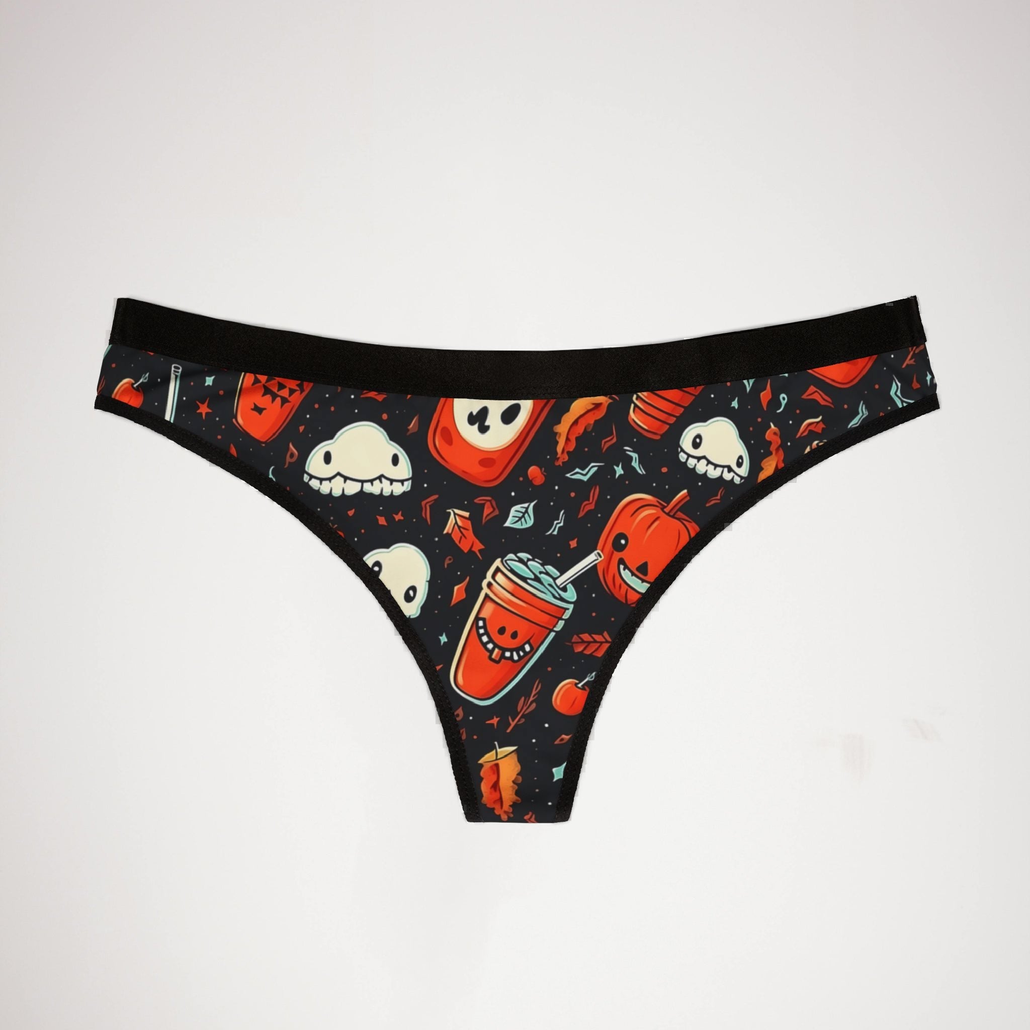 Women's thongs halloween crazy
