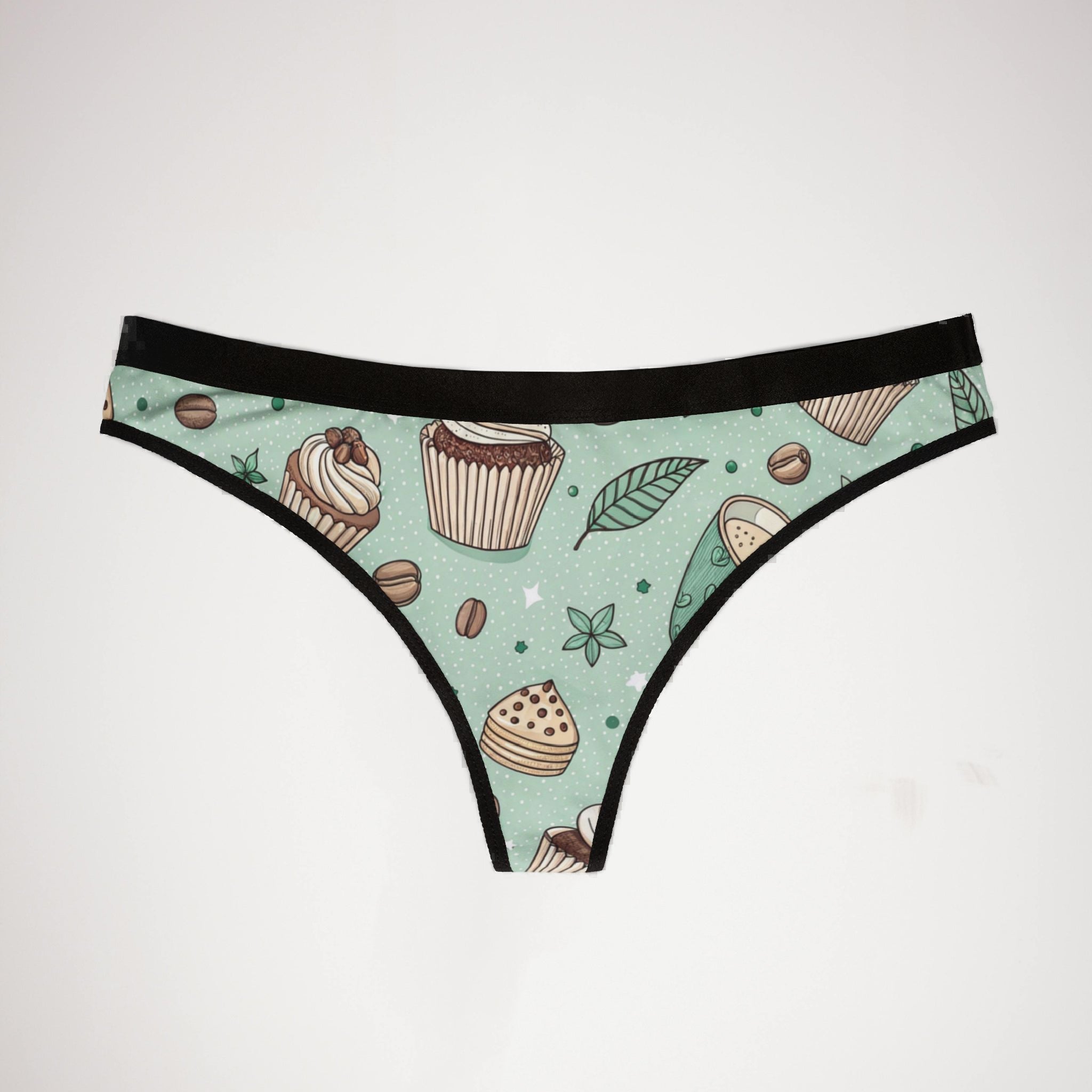 Women's thongs coffee one