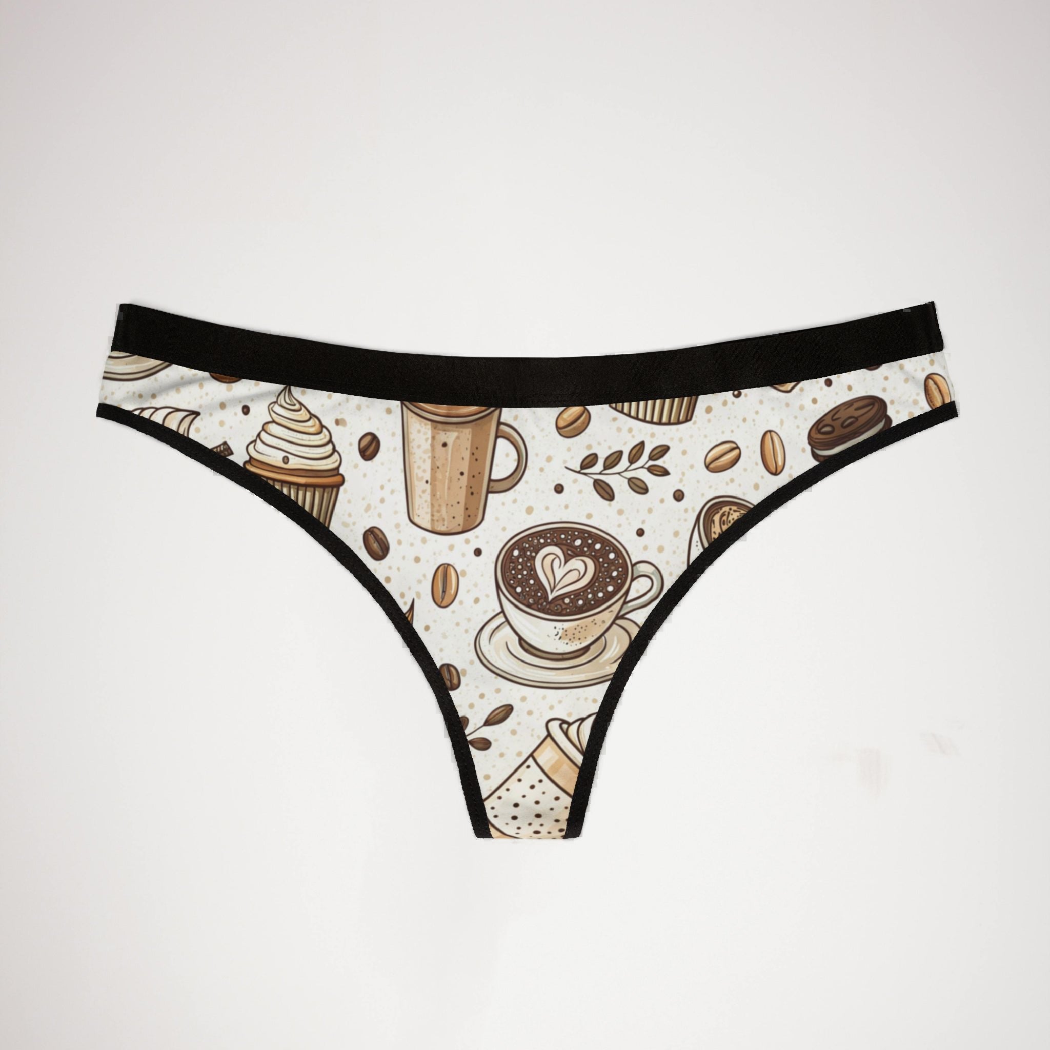Women's thongs coffee