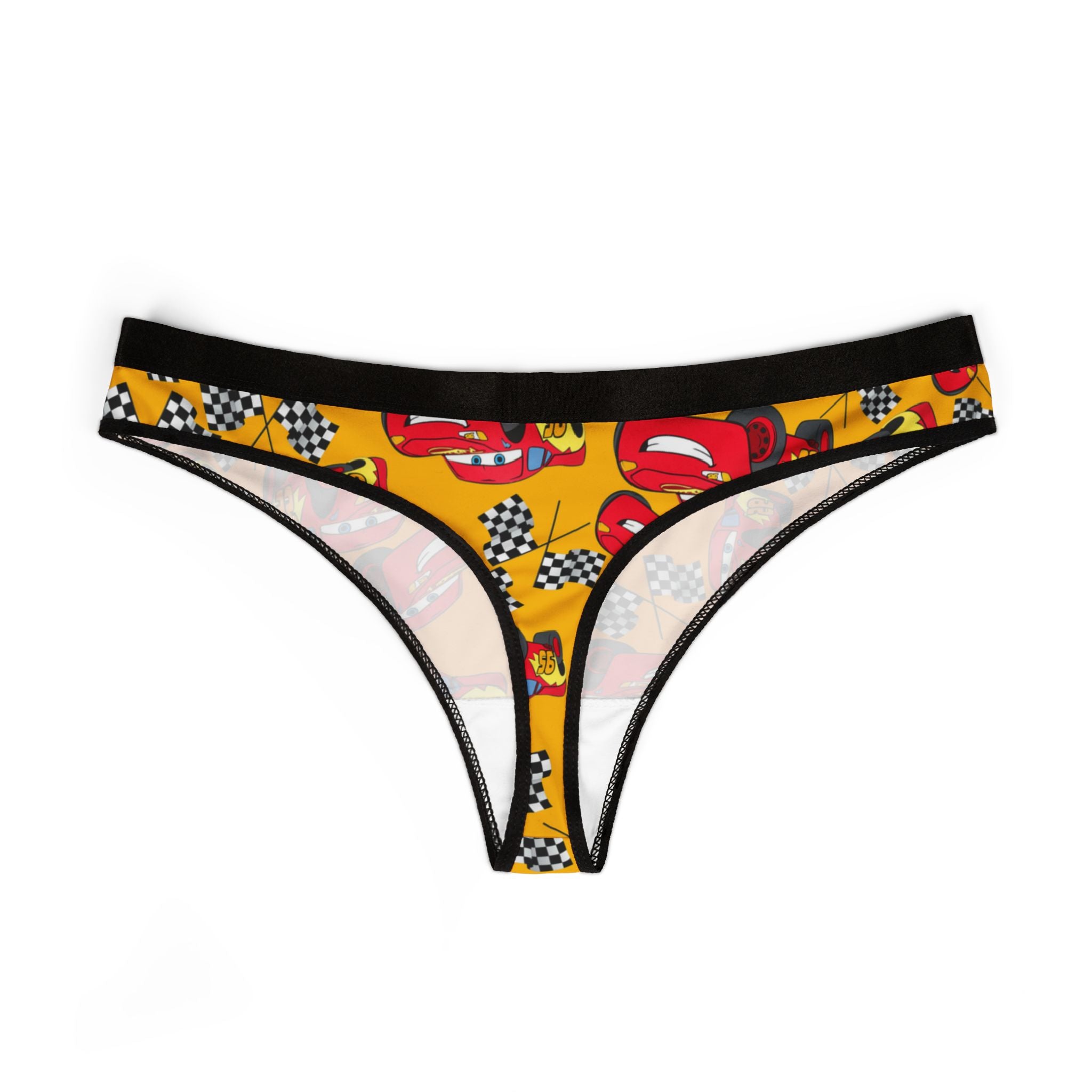 Women's thongs mcqueen flag orange