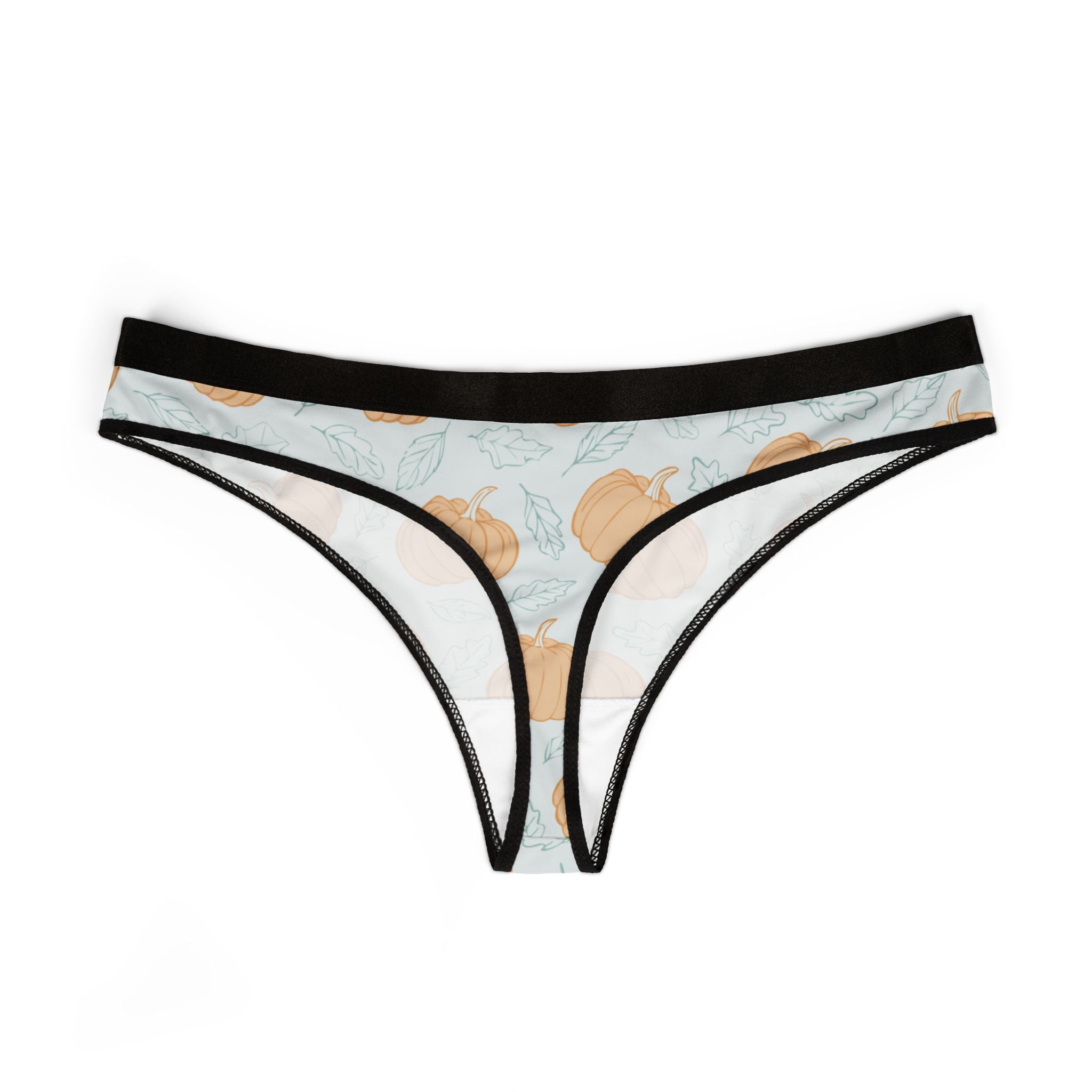 Women's thongs pink halloween