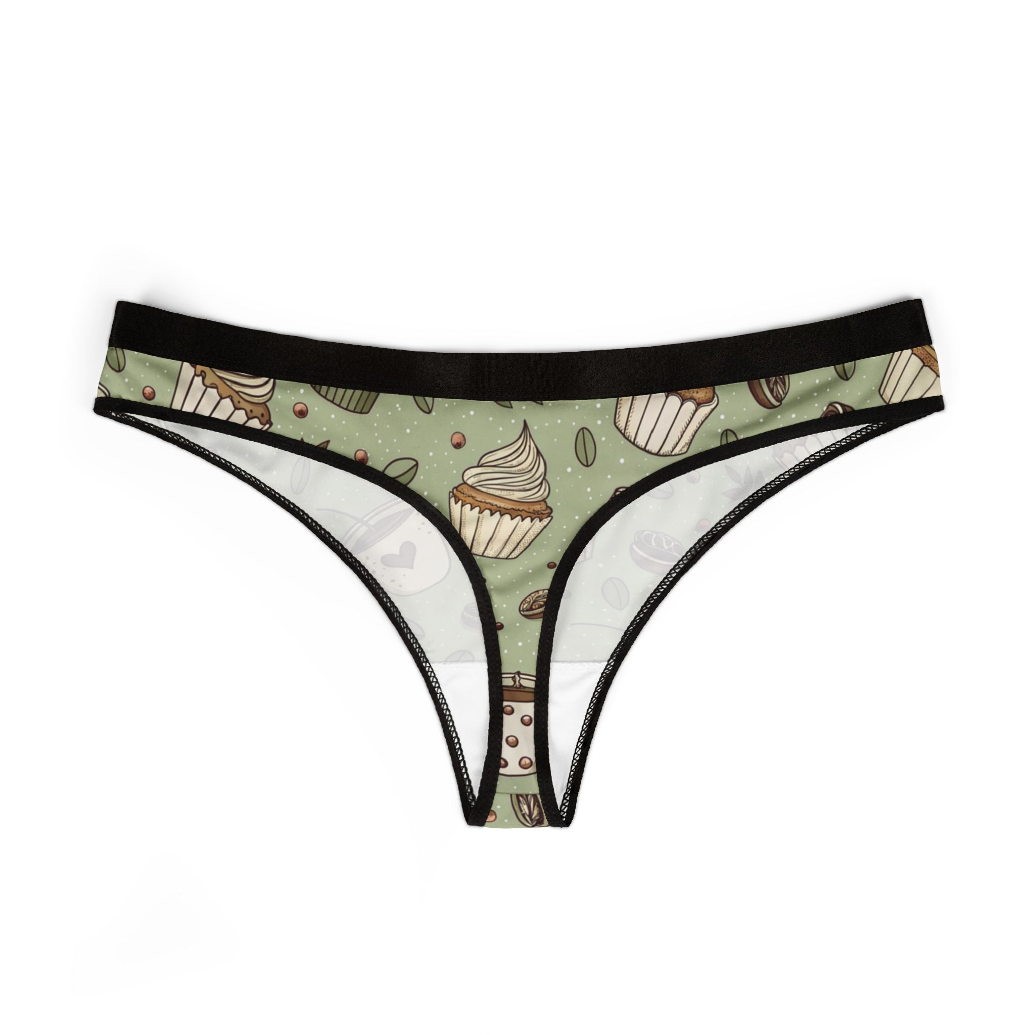 Women's thongs coffee one