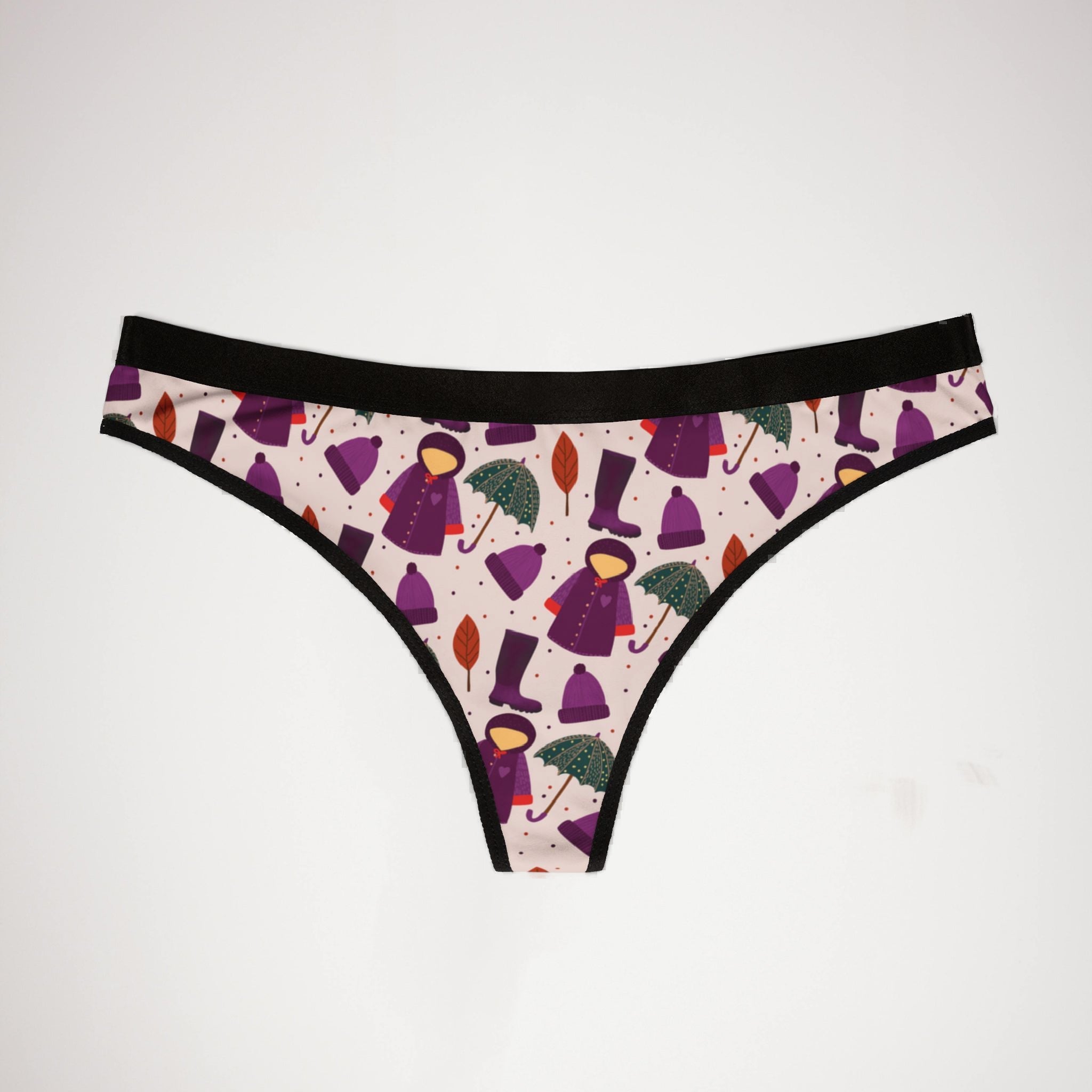Women's thongs cosy autumn