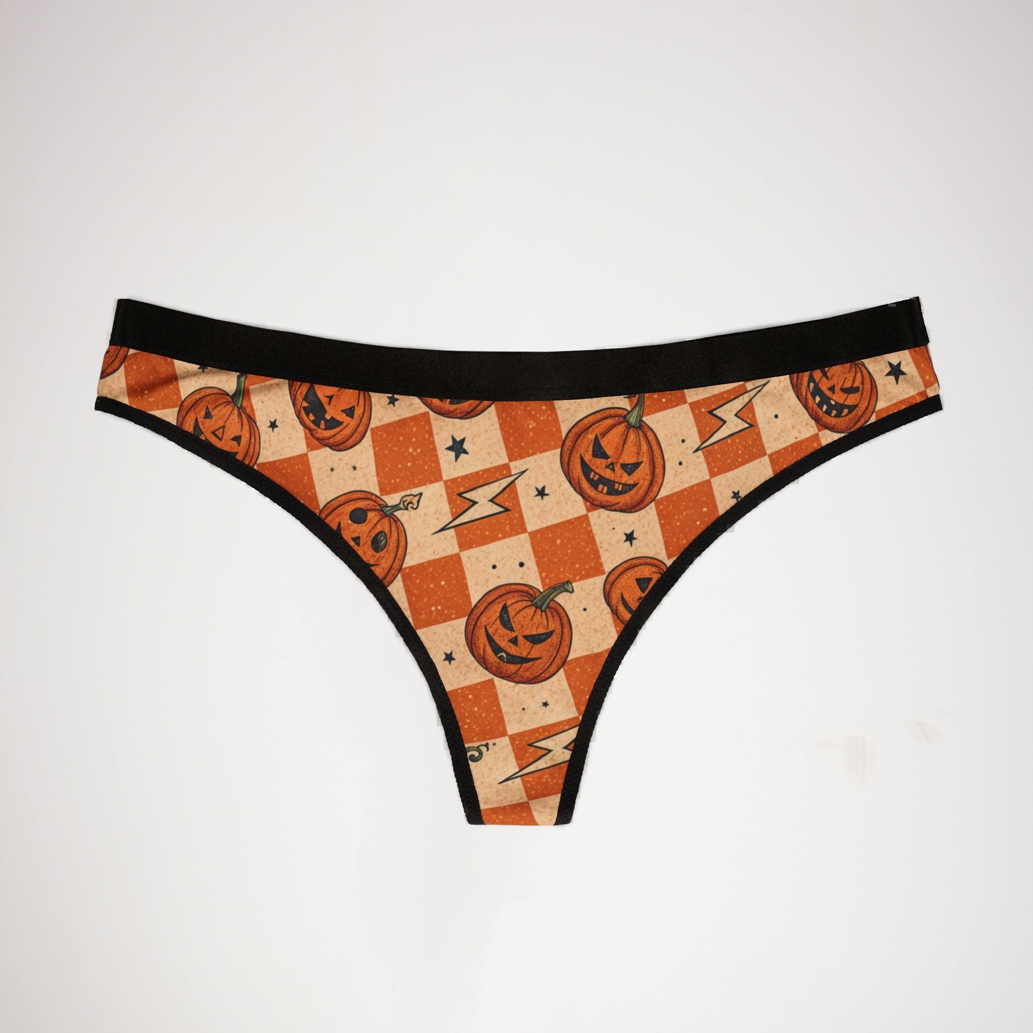 Women's thongs retro halloween
