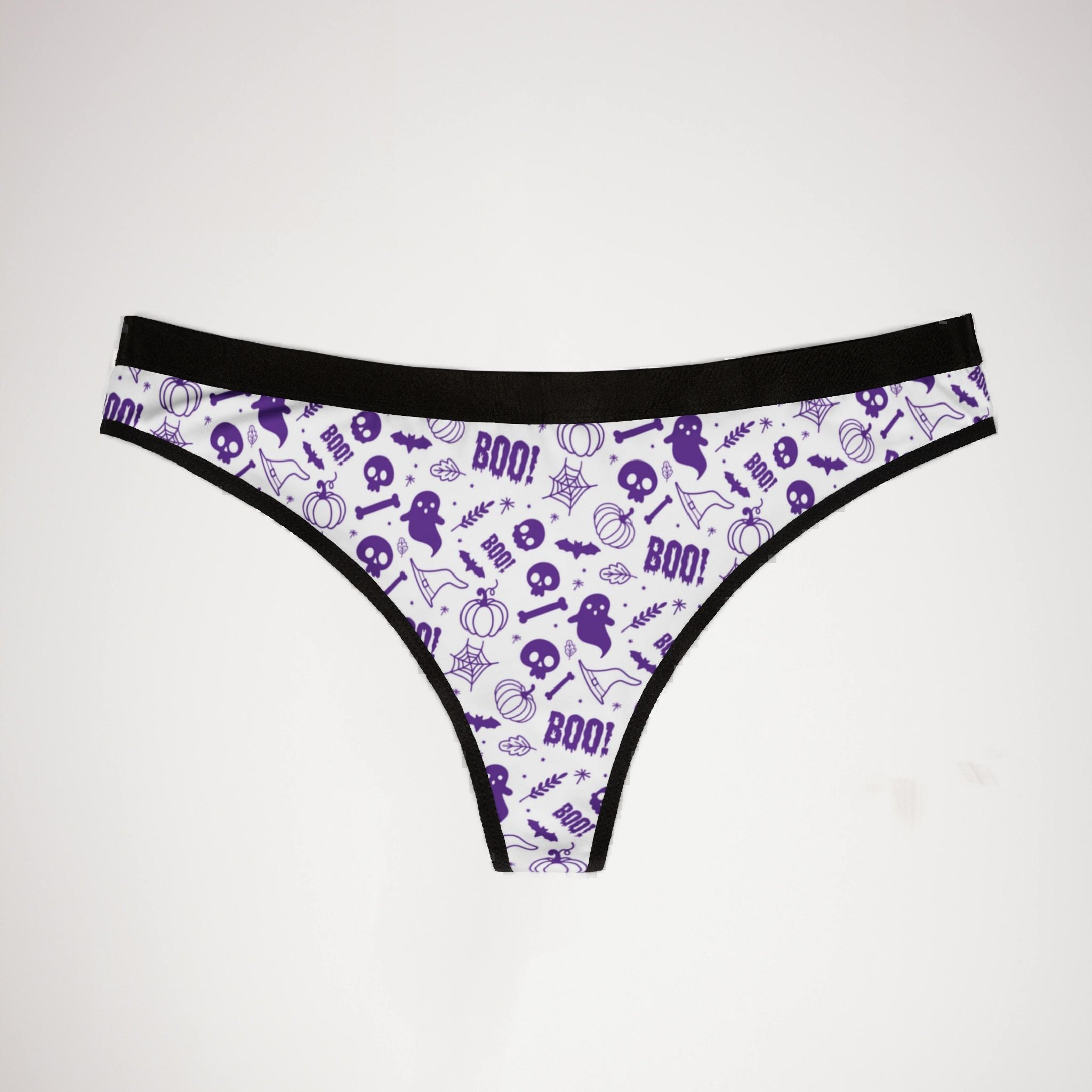 Women's thongs cute halloween extra