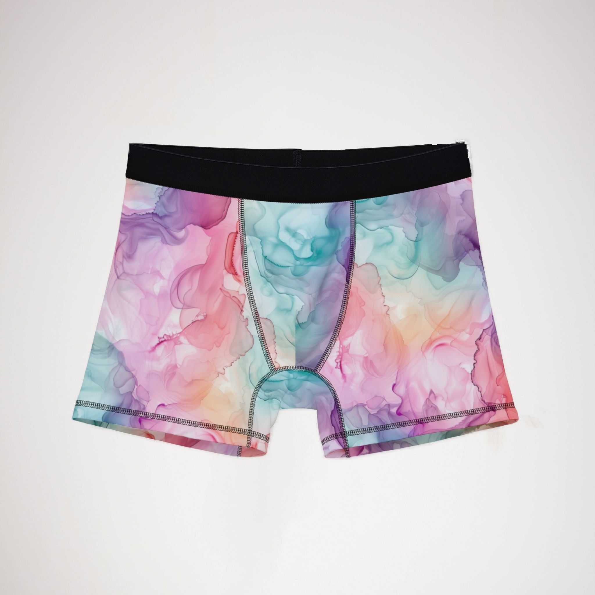Men's boxers pastel alcohol ink