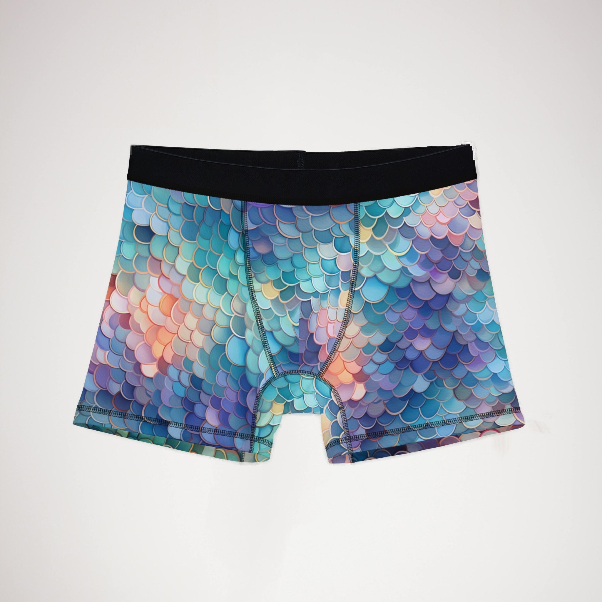 Men's boxers mermaid scales