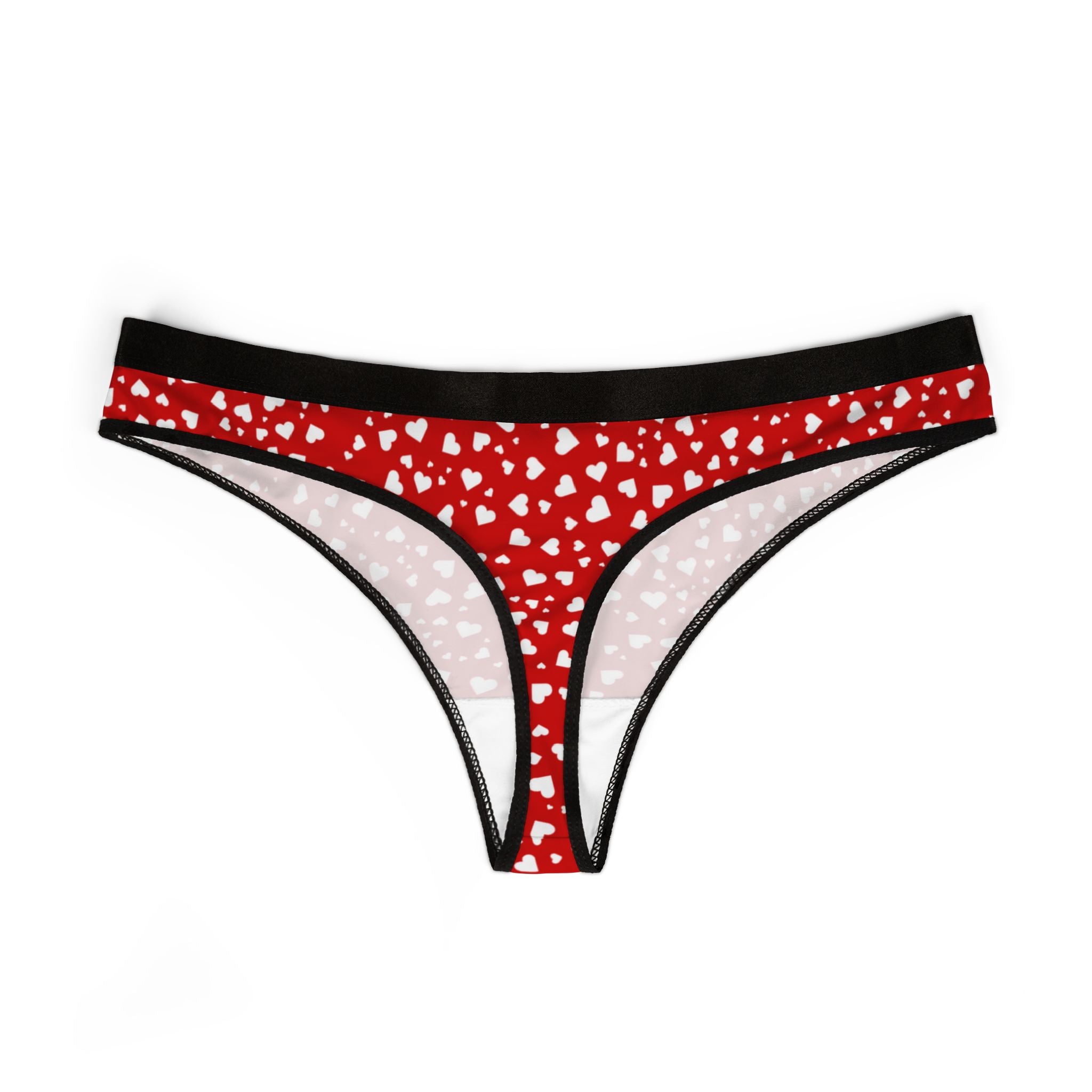 Women's thongs happy valentine's day