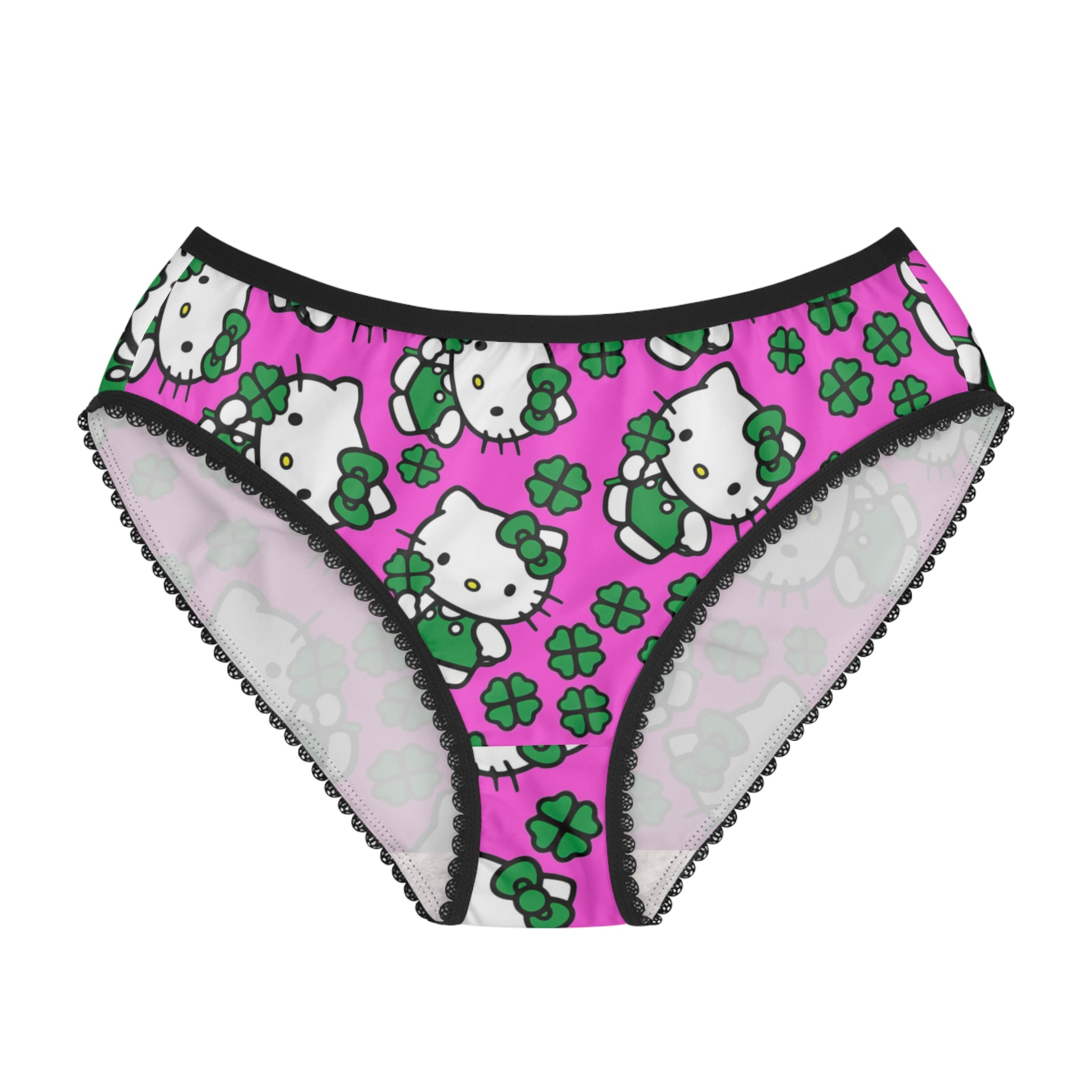 Women's briefs kitty saint patrick lucky pink