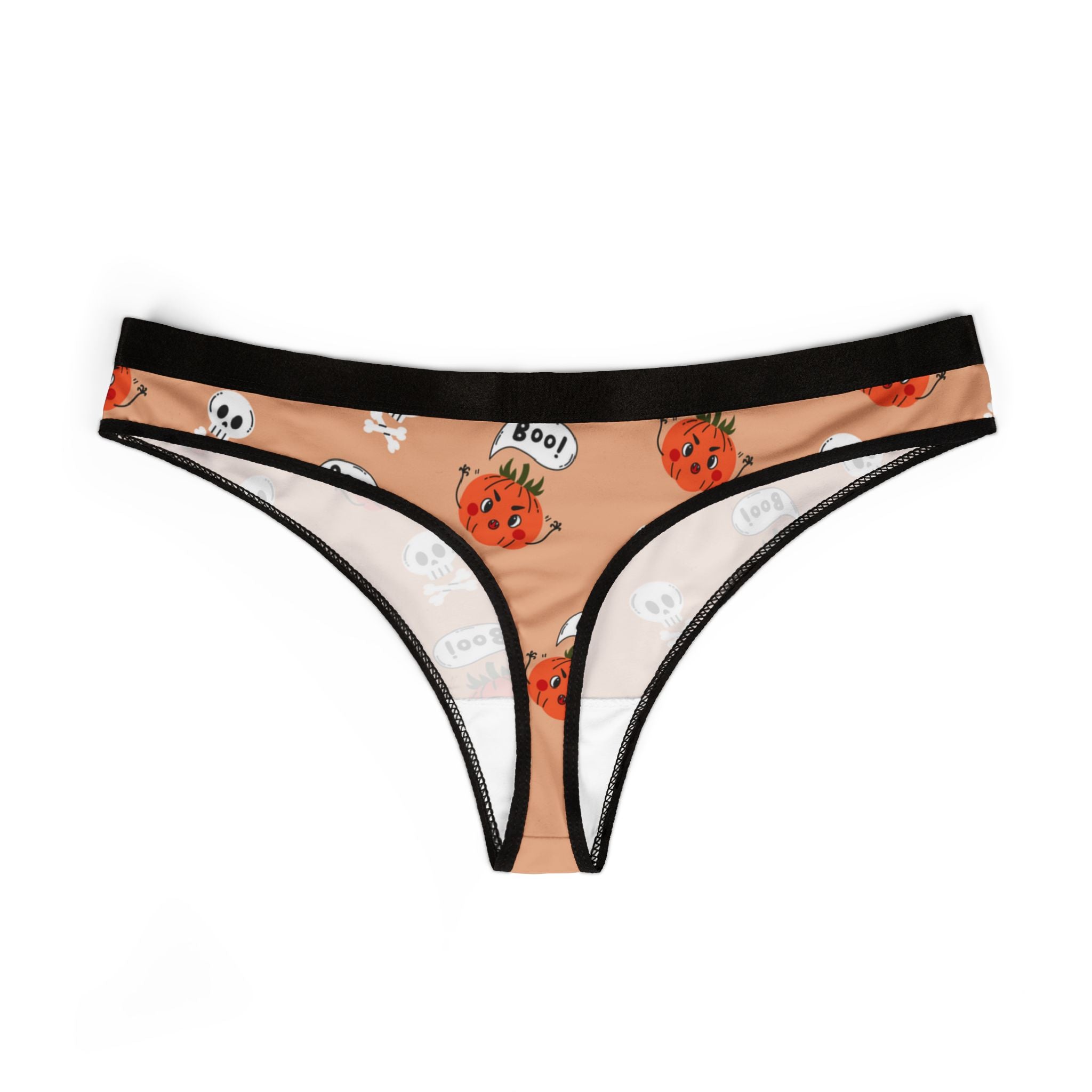 Women's thongs funny halloween
