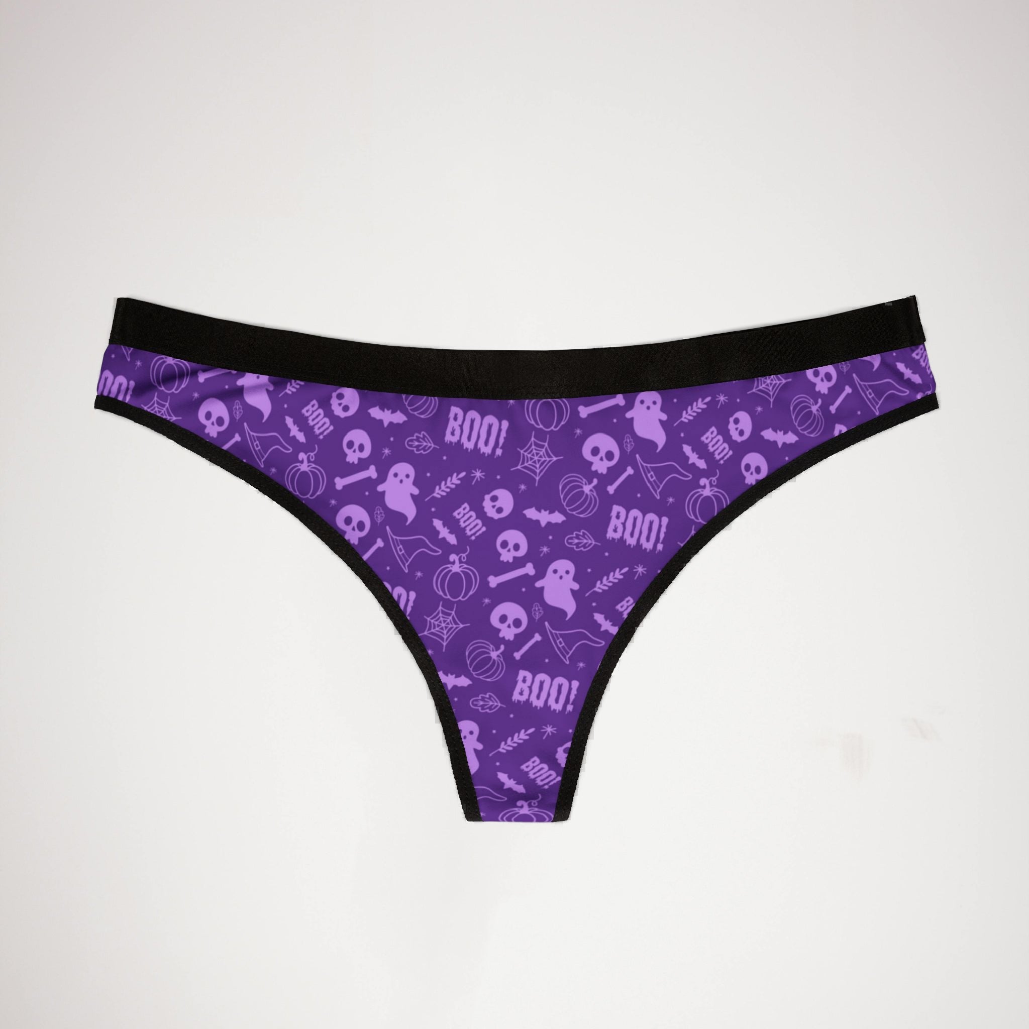 Women's thongs cute halloween extra