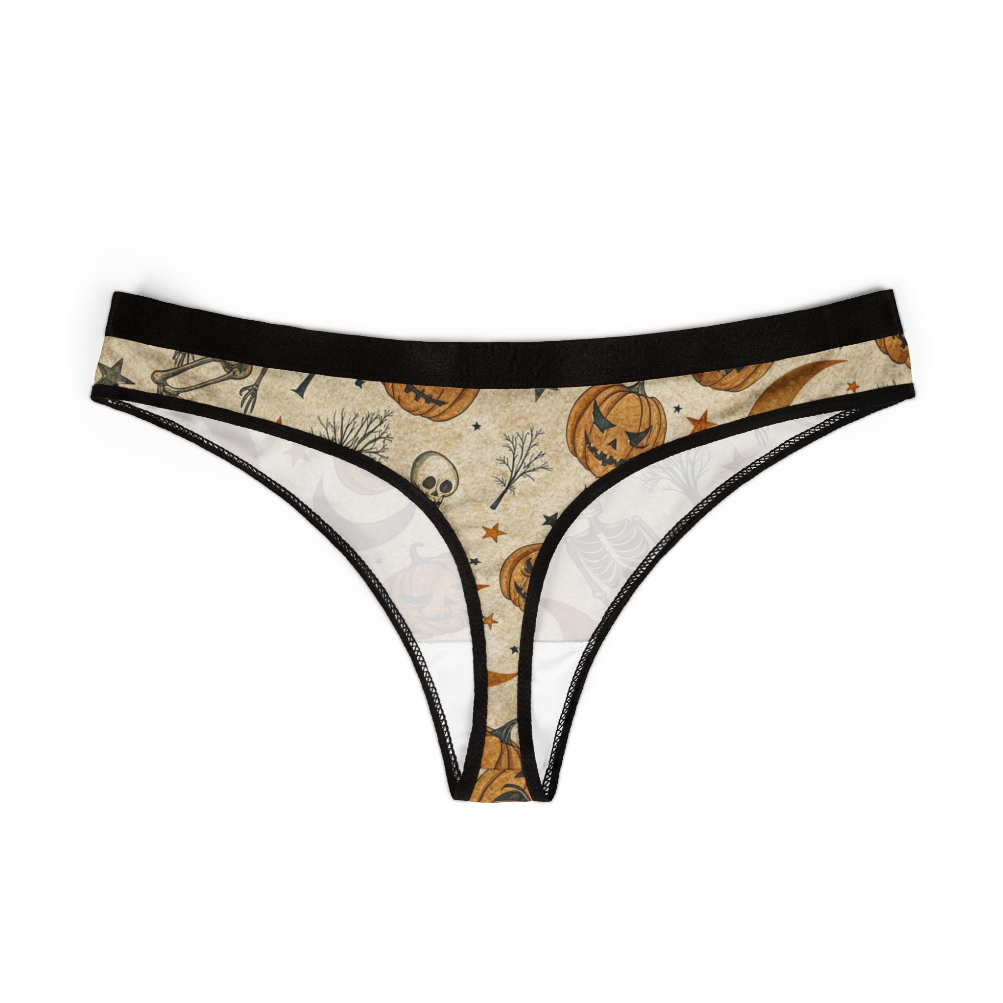 Women's thongs vintage halloween