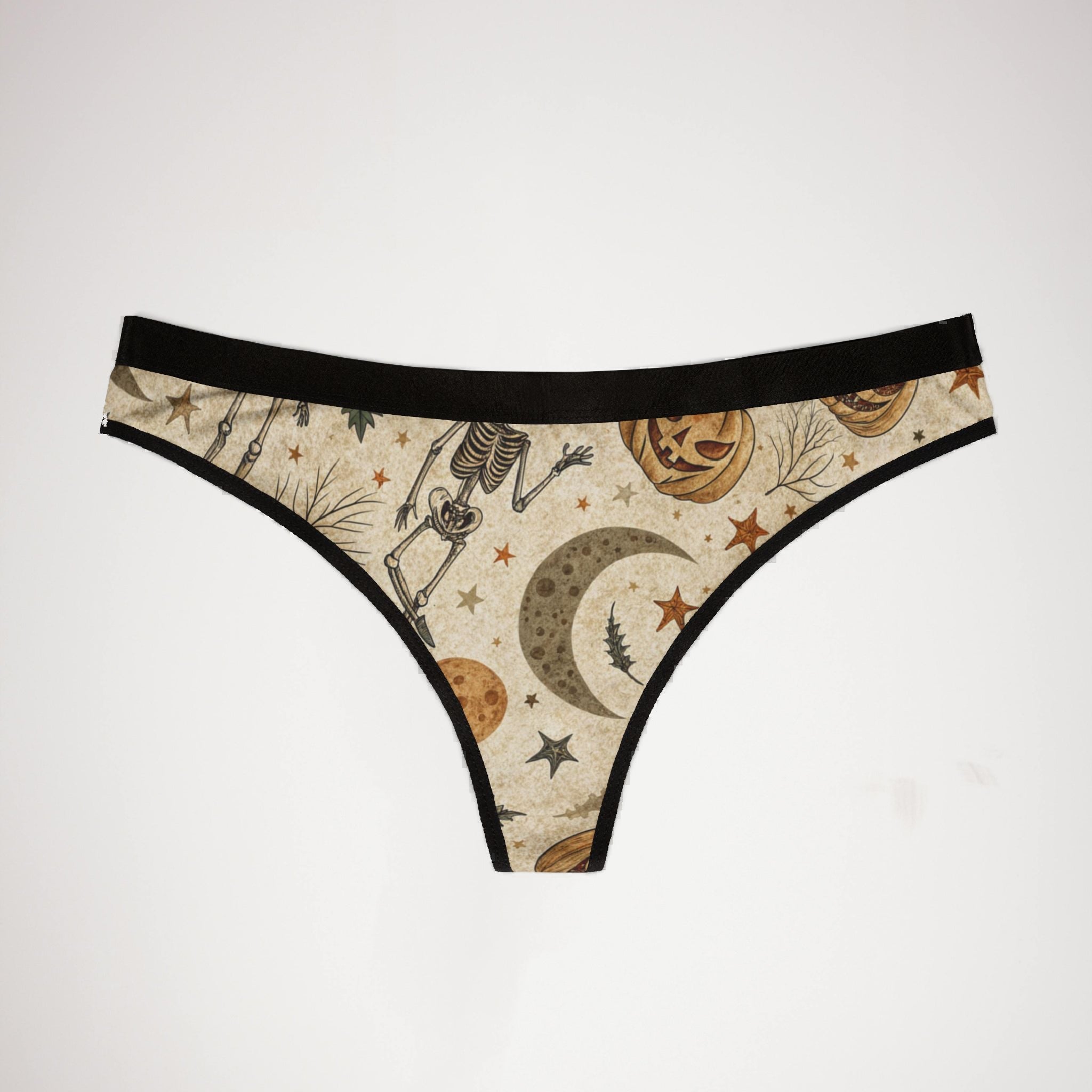 Women's thongs vintage halloween