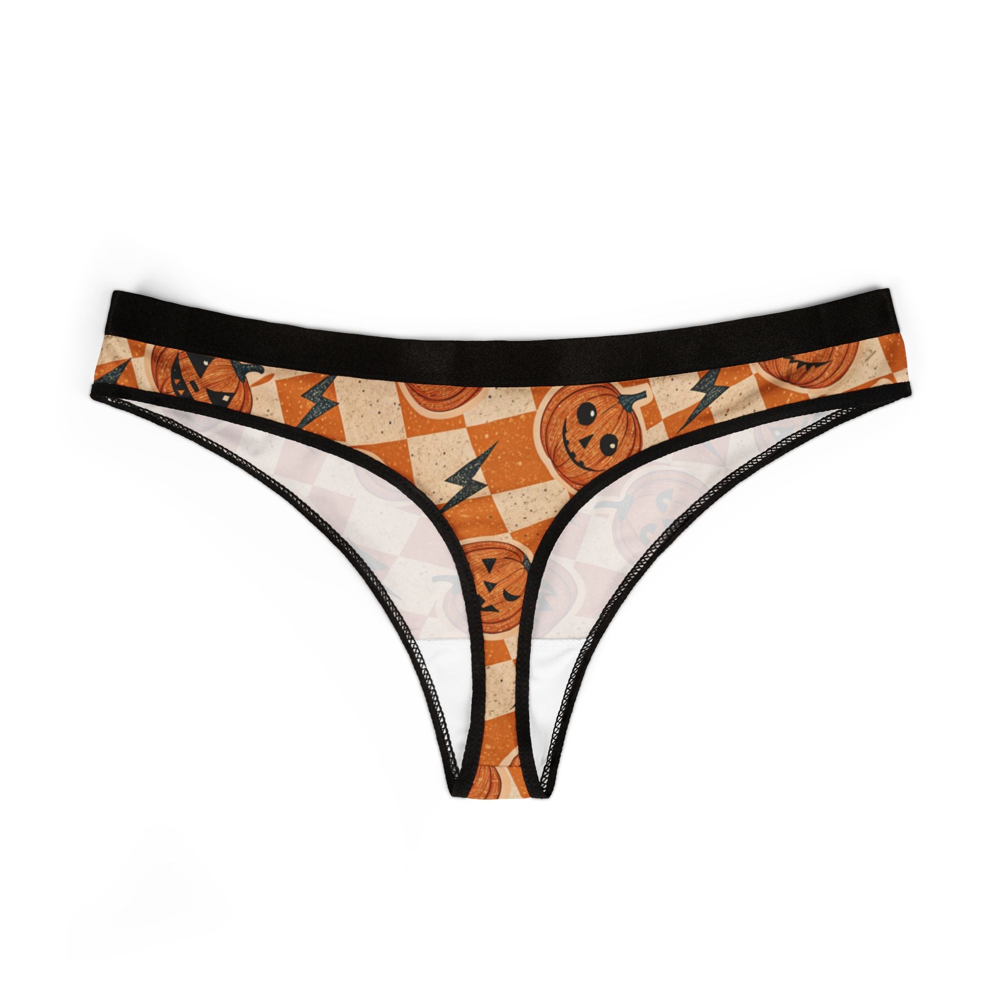 Women's thongs retro halloween