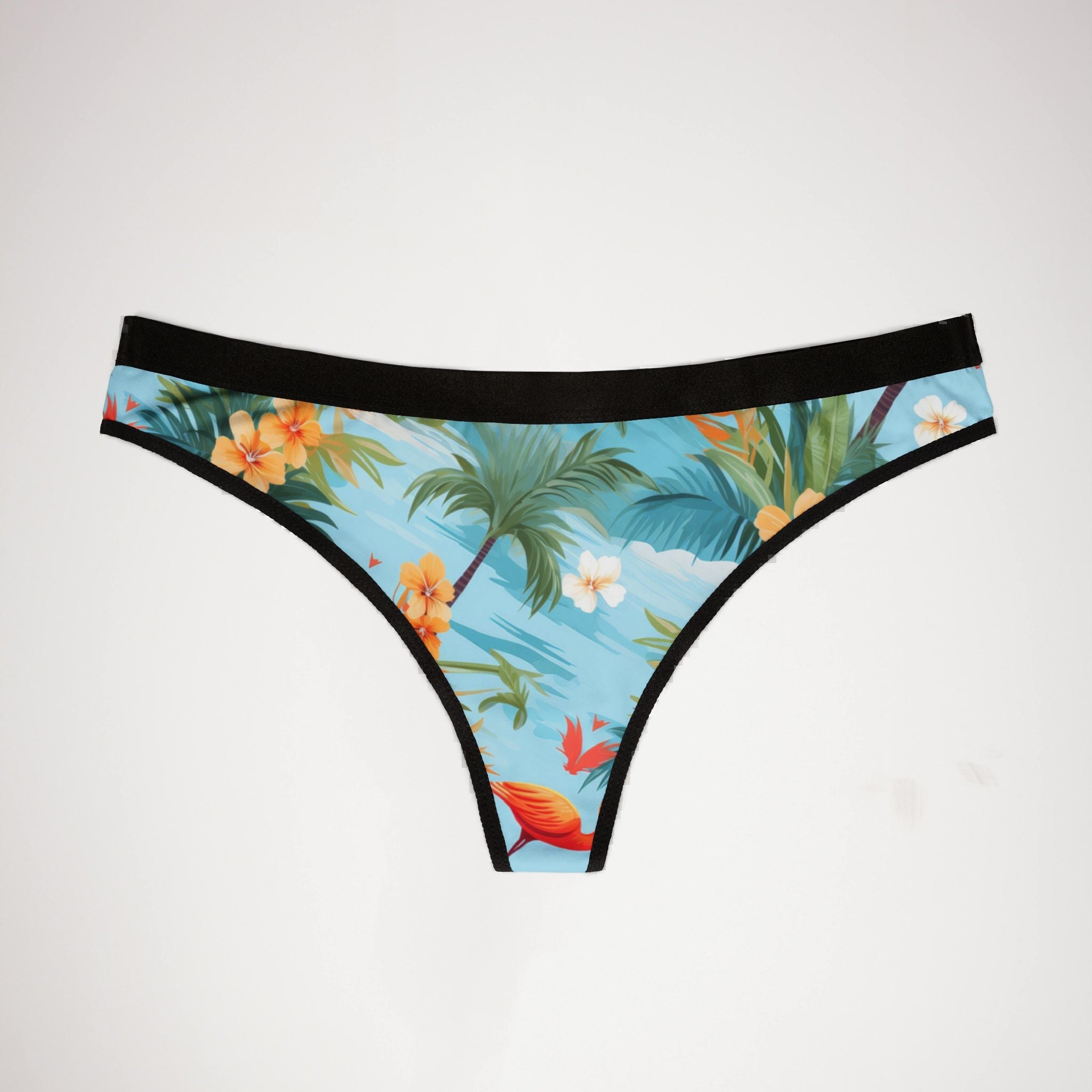 Women's thongs tropical summer beach one
