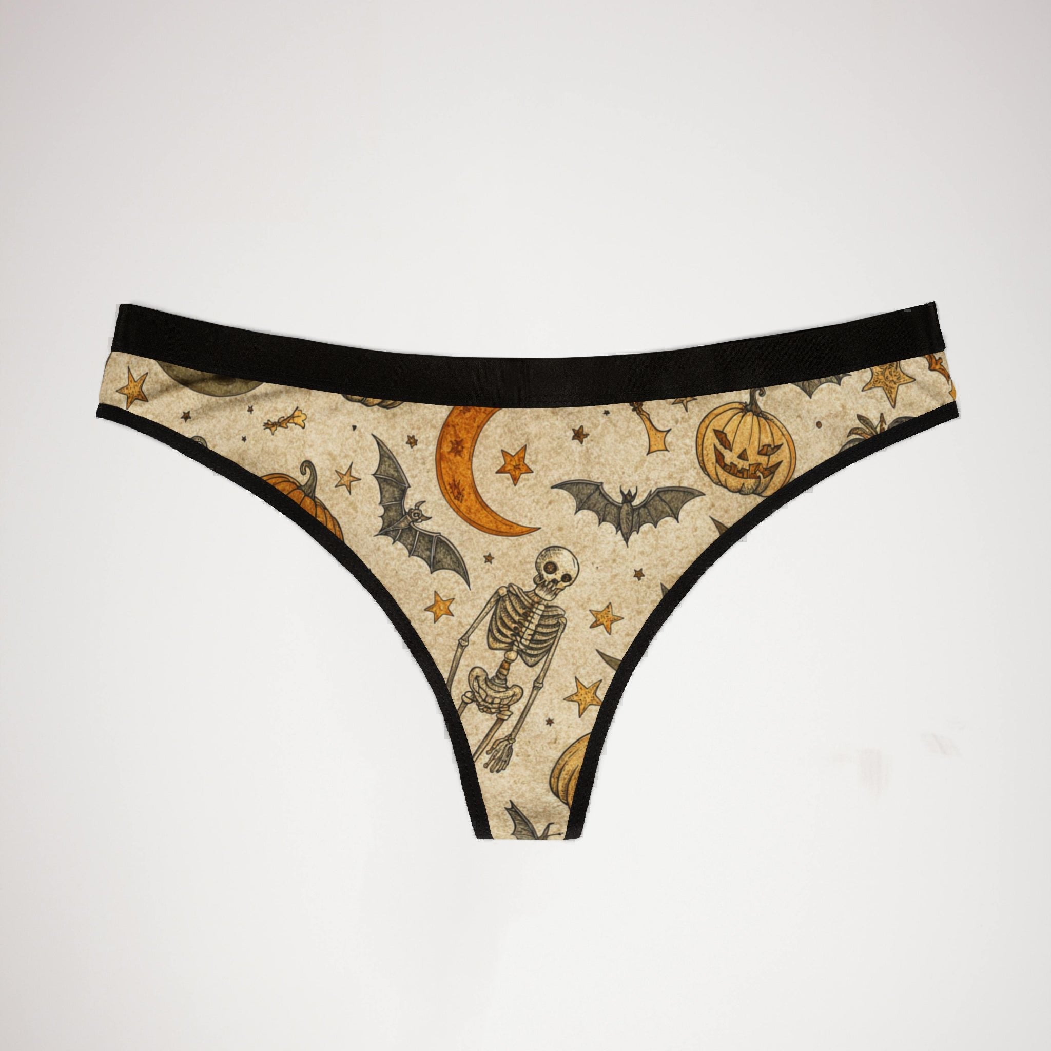 Women's thongs vintage halloween