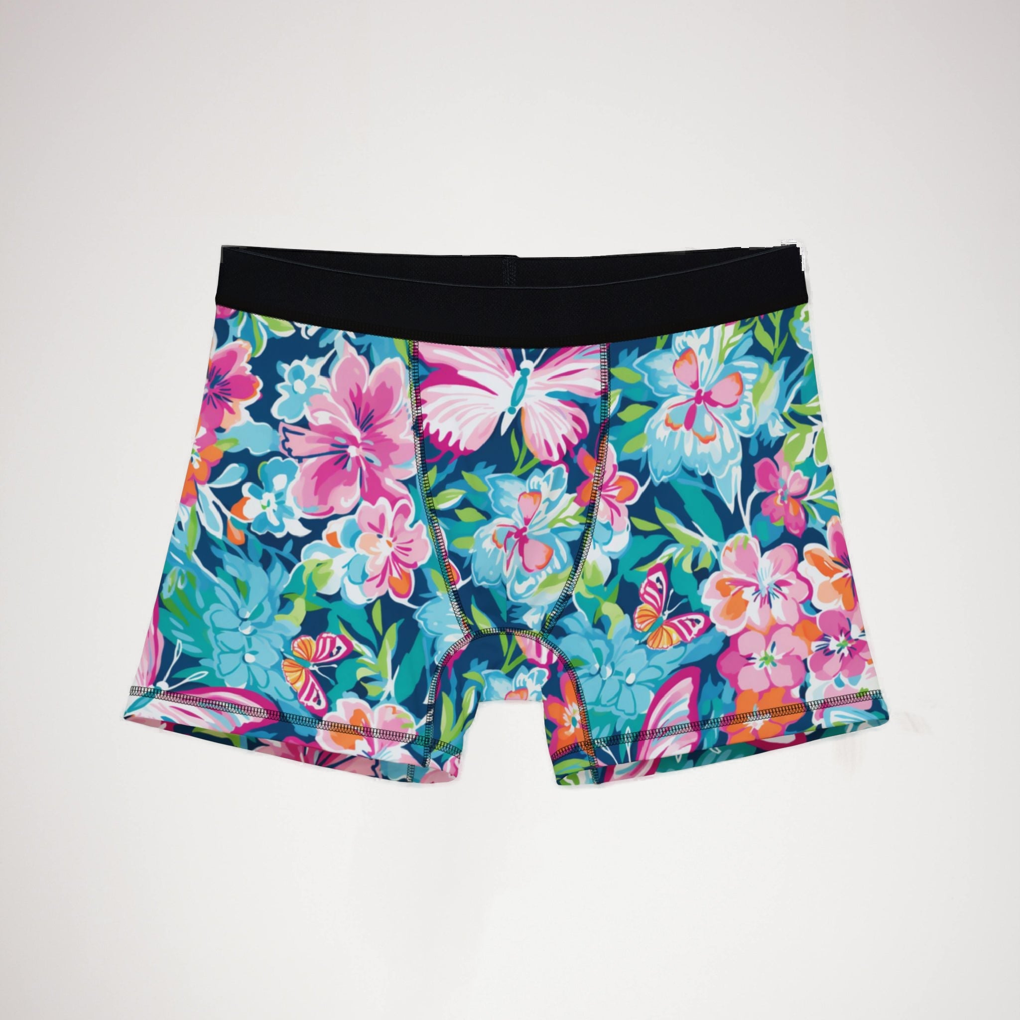 Men's boxers preppy butterflies