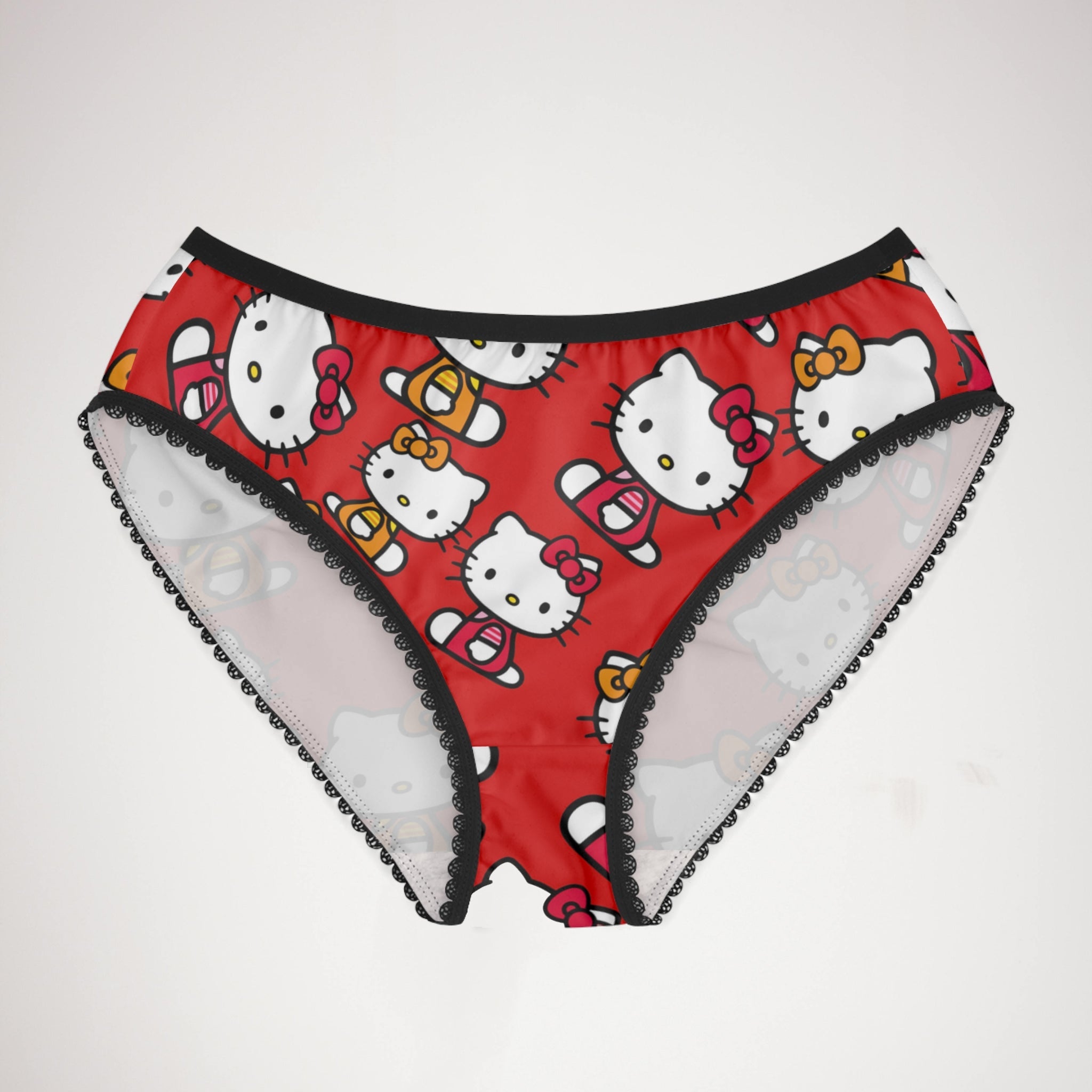 Women's briefs kitty two colors red