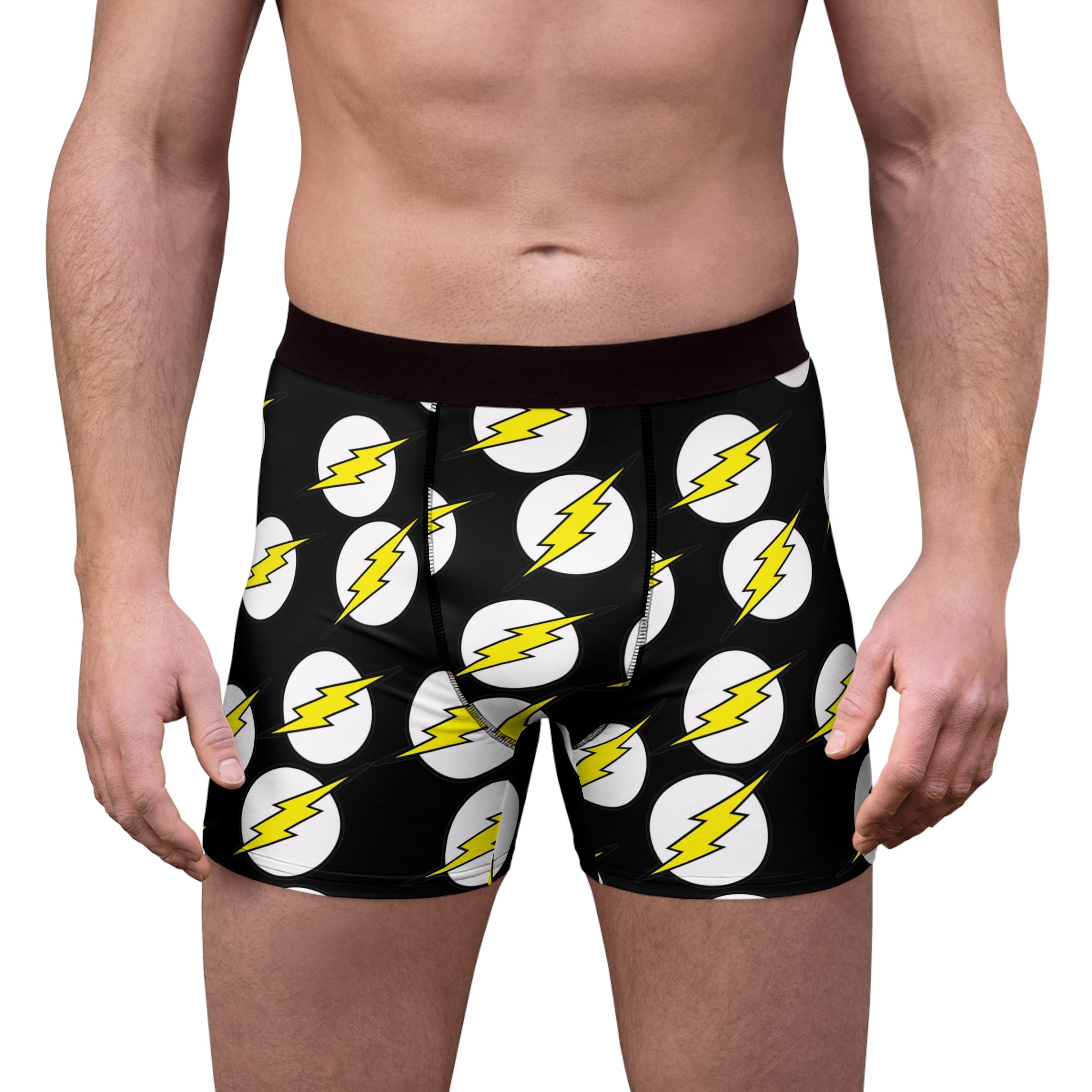 Men's boxer briefs shazam flash black