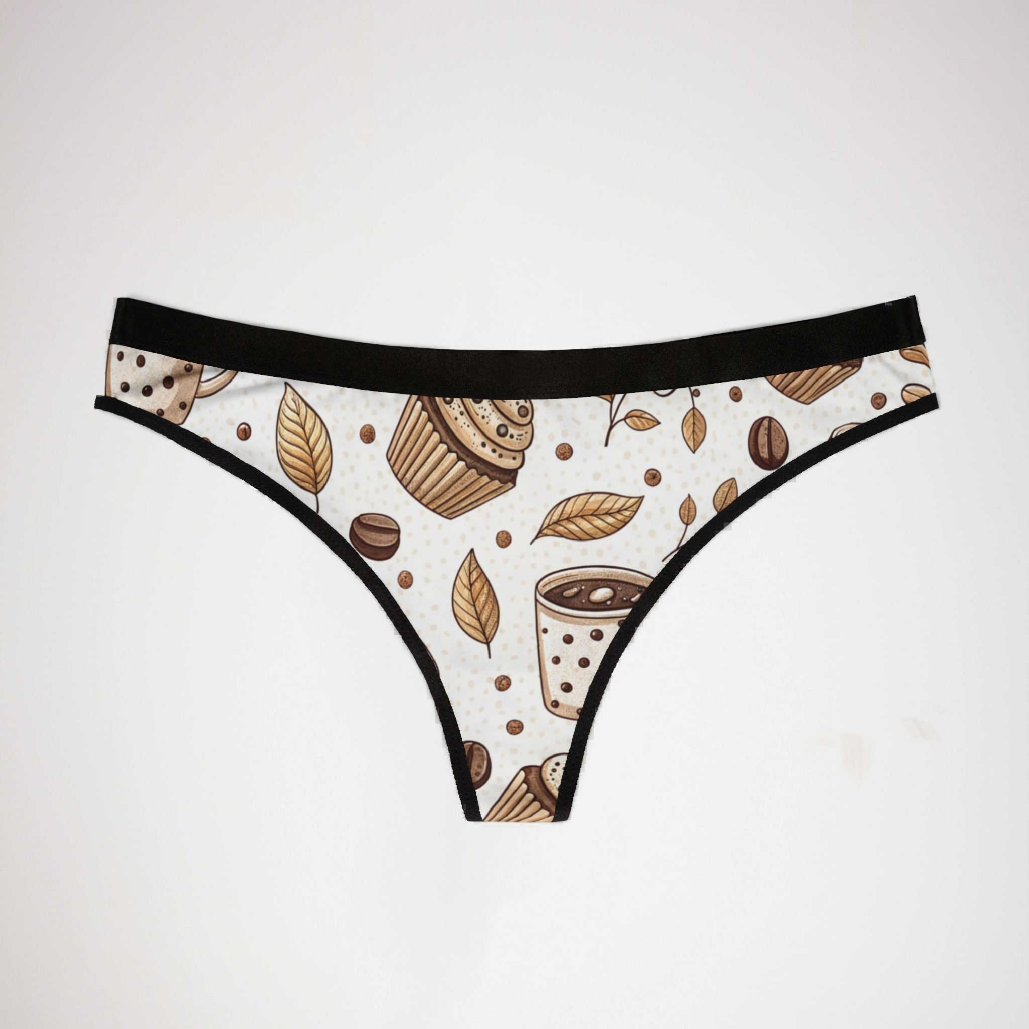 Women's thongs coffee two