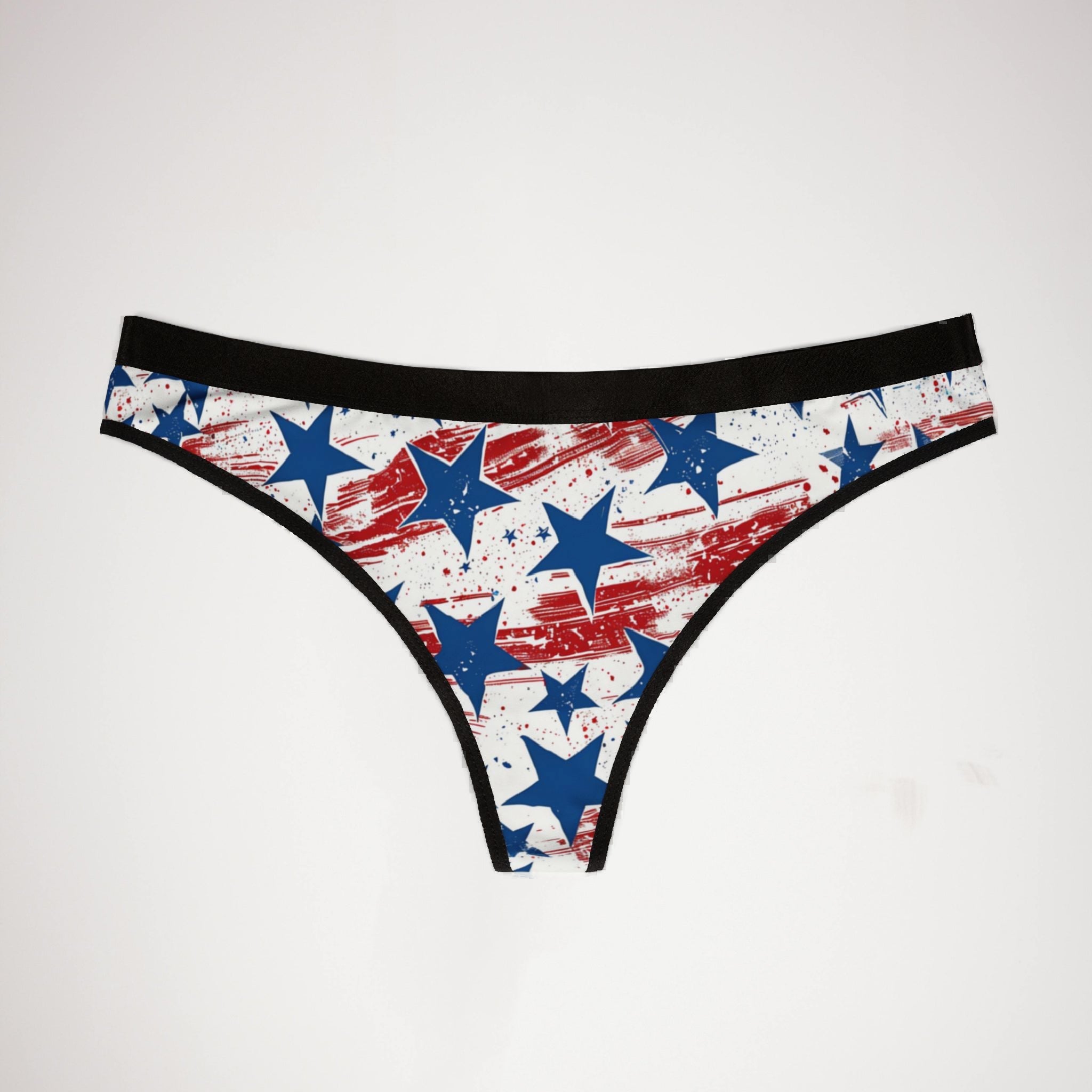 Women's thongs 4th of july patriotic