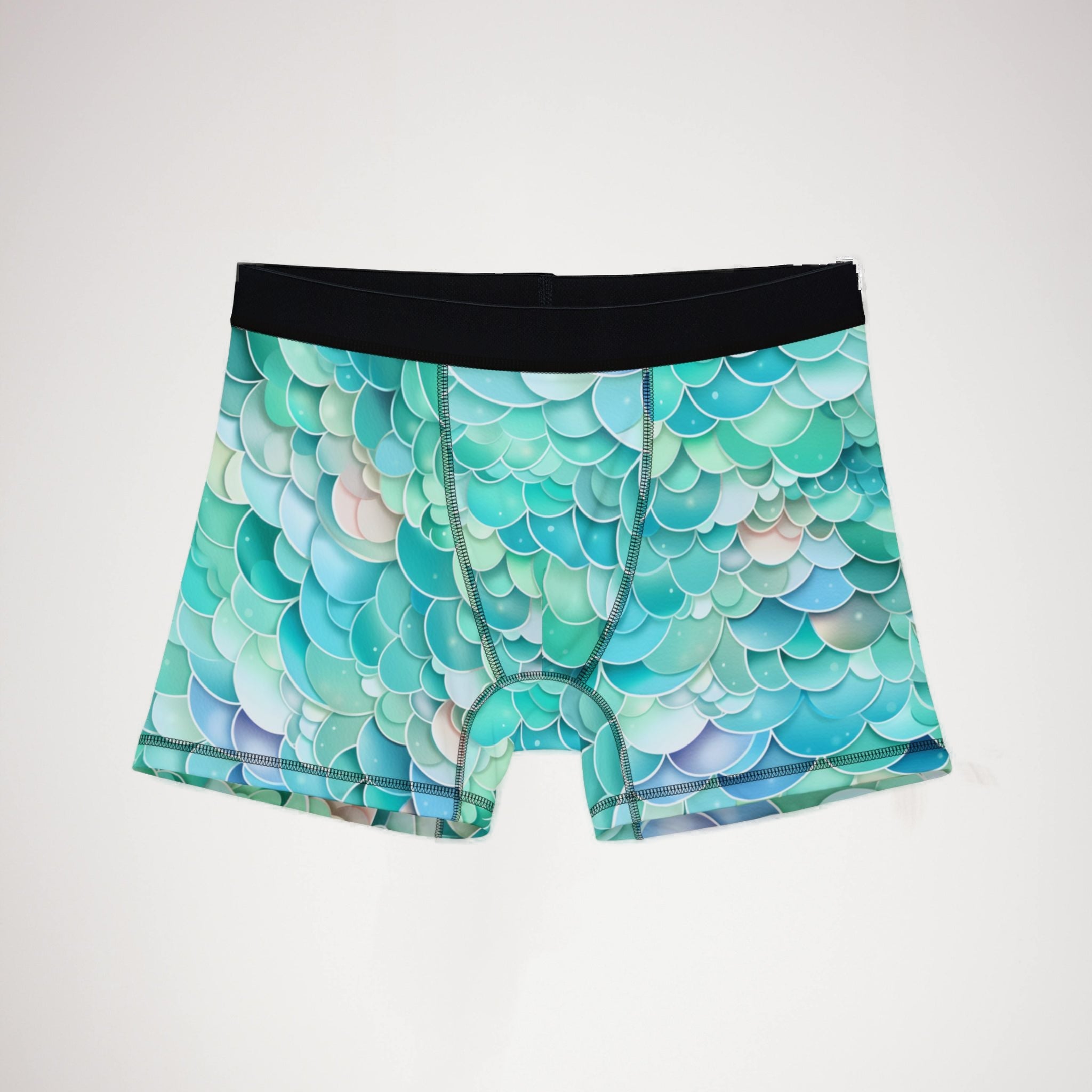 Men's boxers mermaid scales