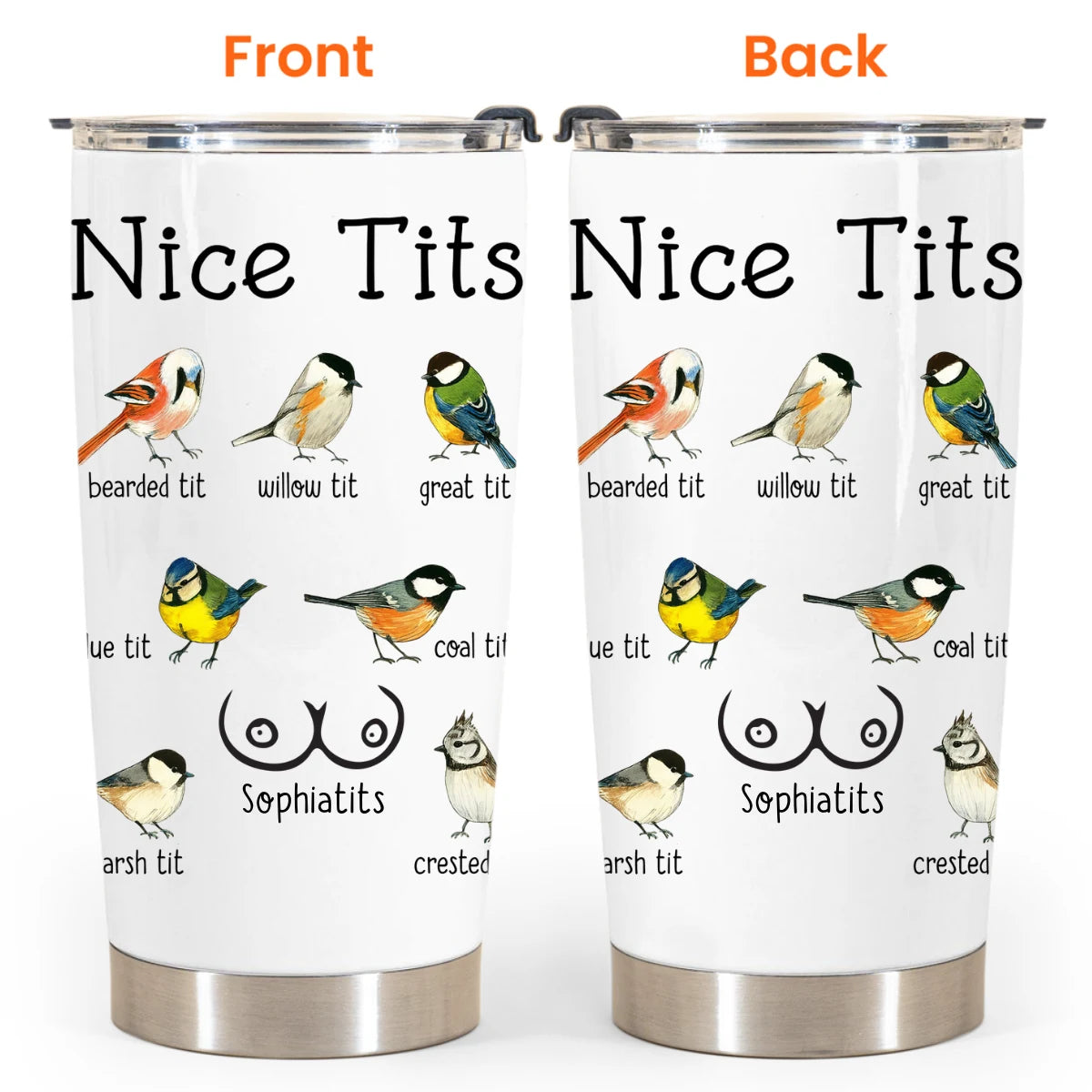 Personalized funny cup gifts for wife husband gf friends silly gift exchange gift personalized tumbler cup hus011207tthn