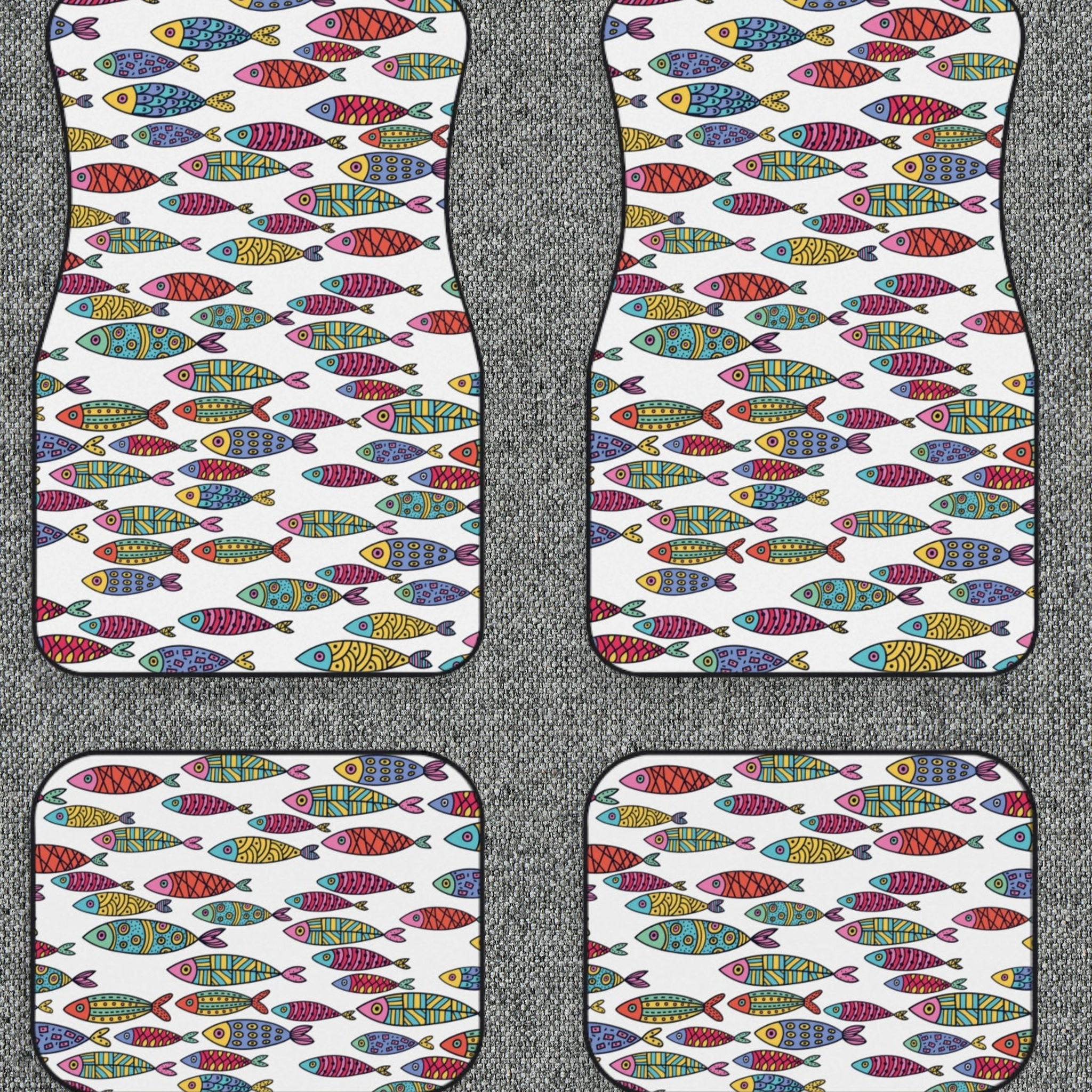 Car Mats cute fishes