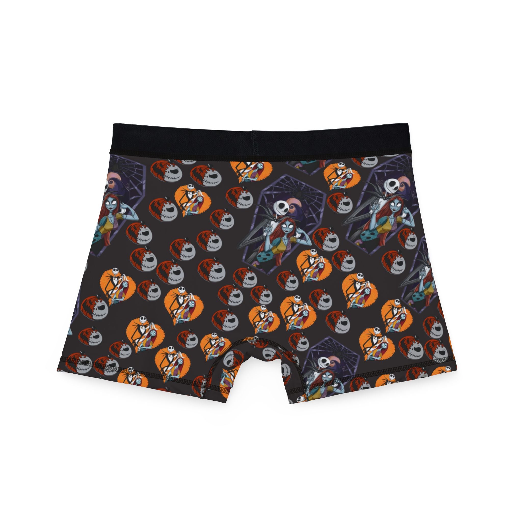 Men's boxers halloween jack skellington sally