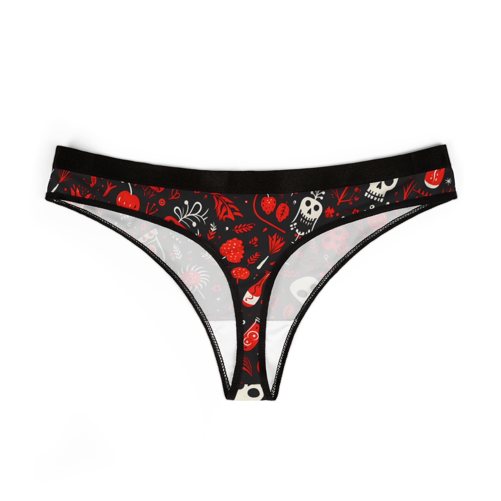 Women's thongs halloween crazy