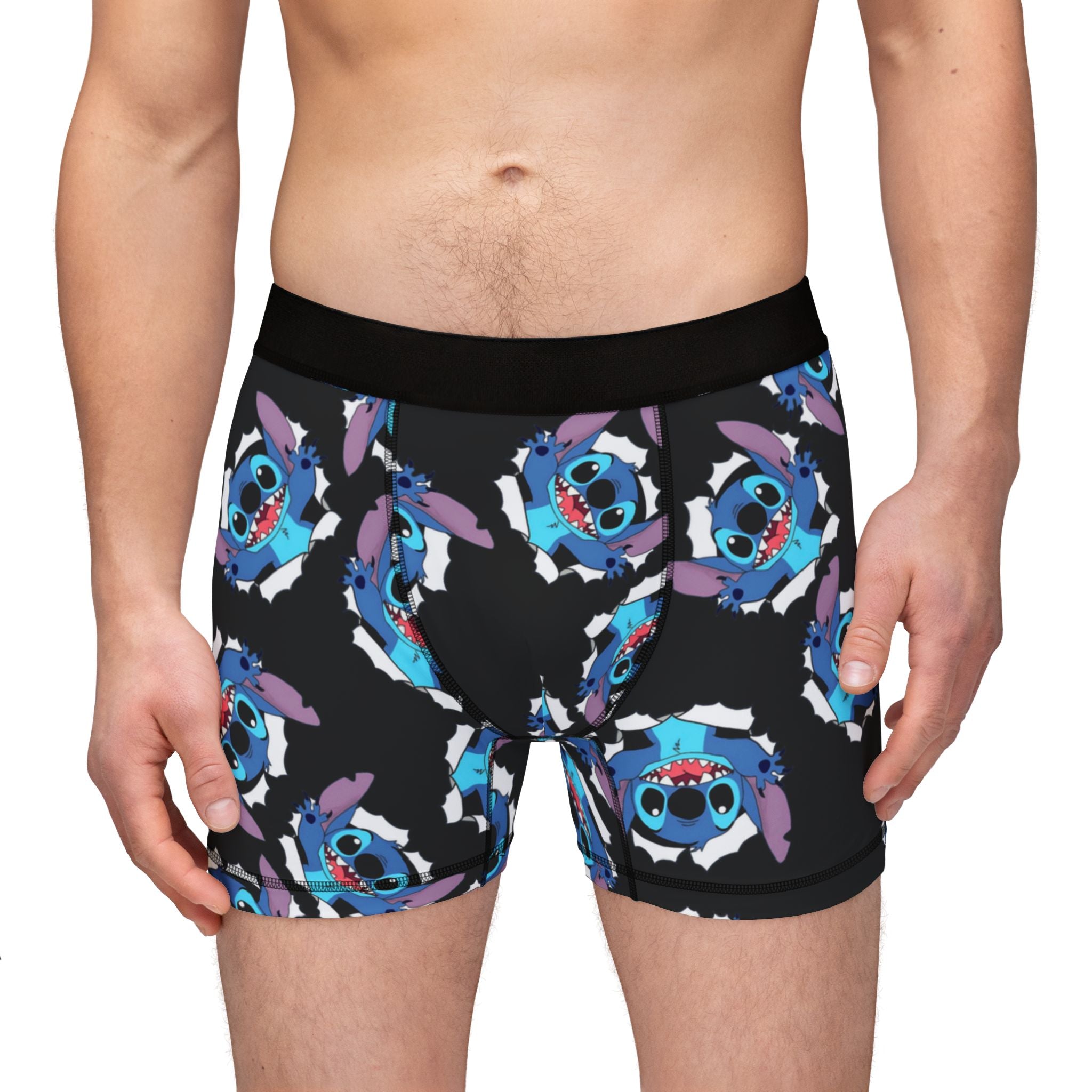 Men's boxers stitch black