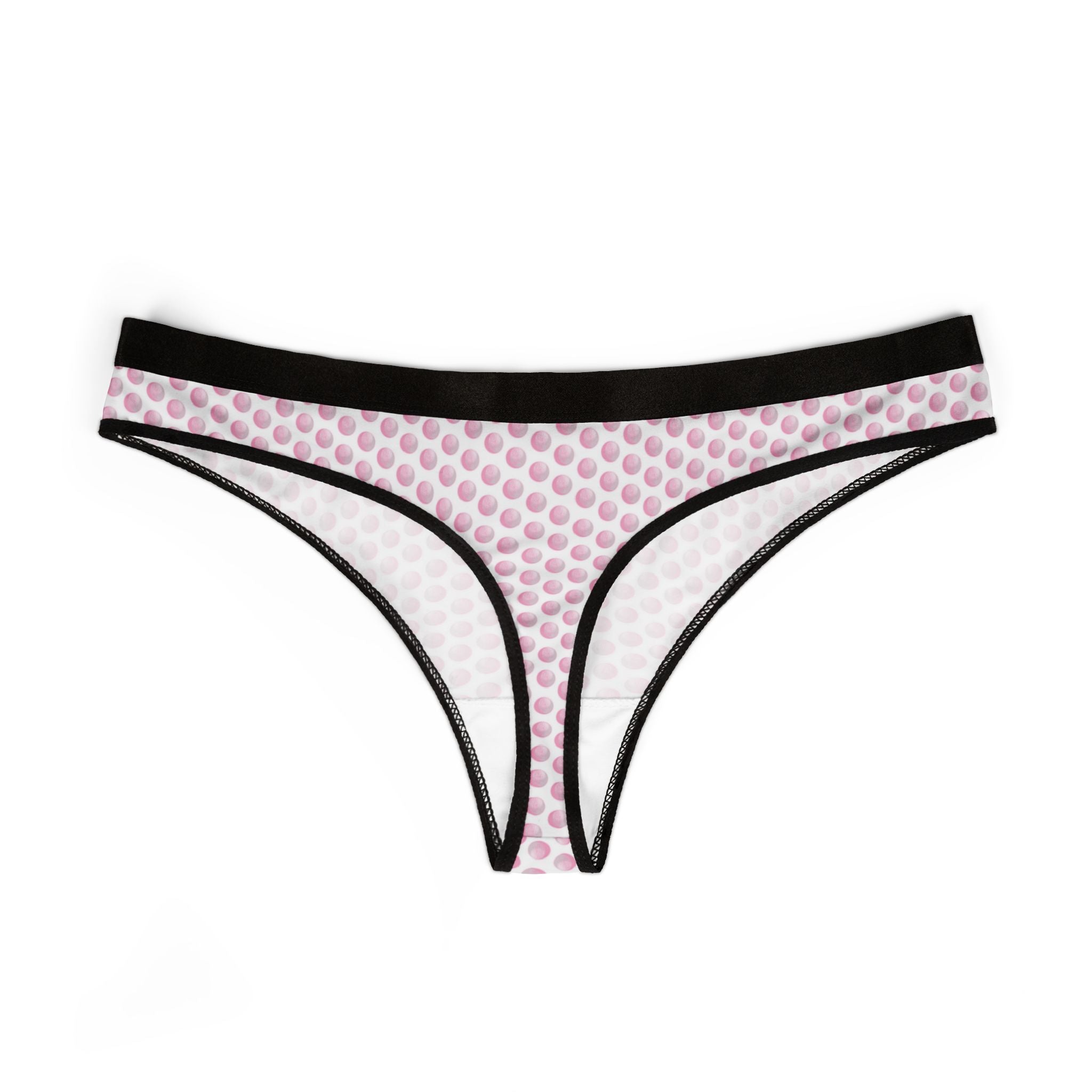 Women's thongs pink golf