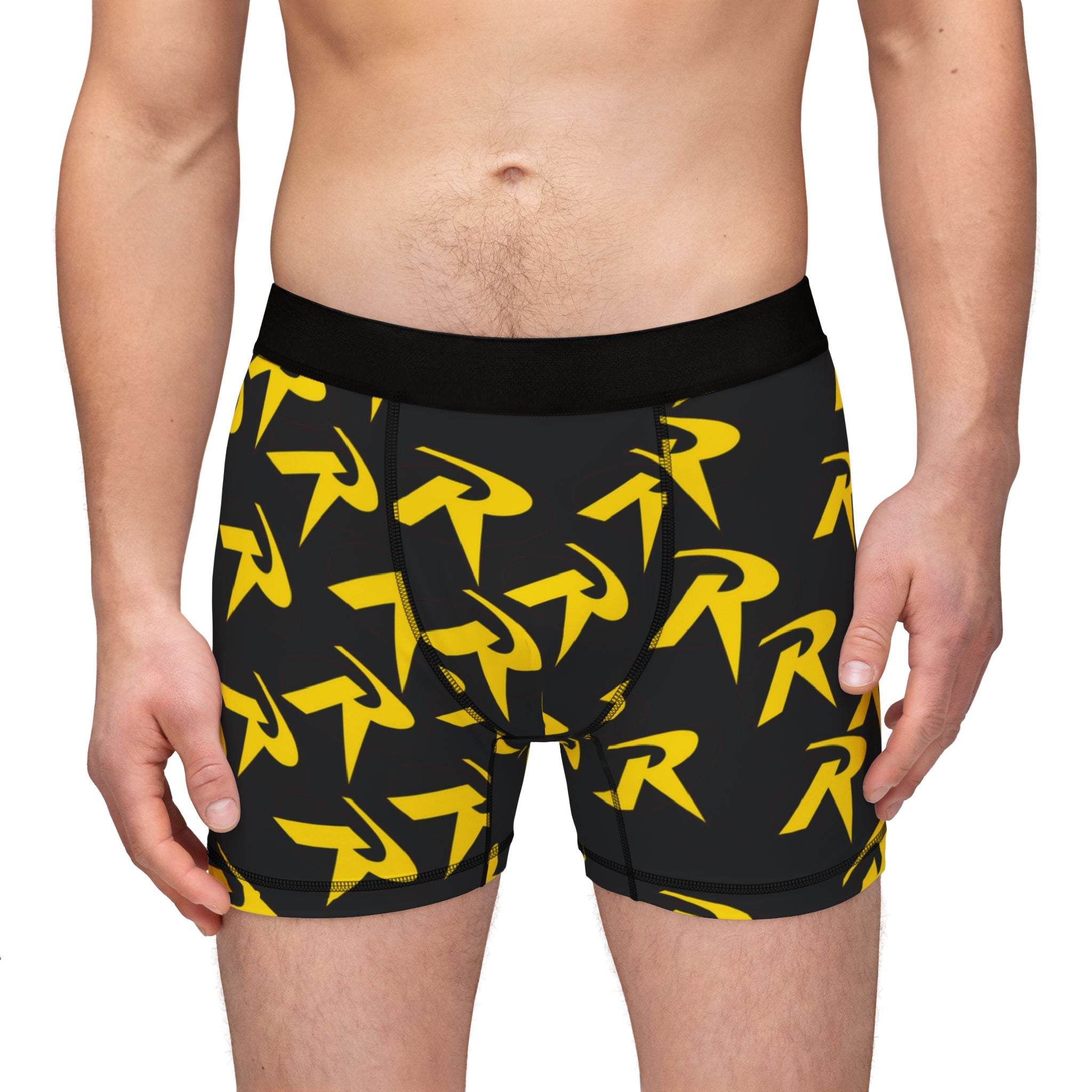 Men's boxers robin symbol black