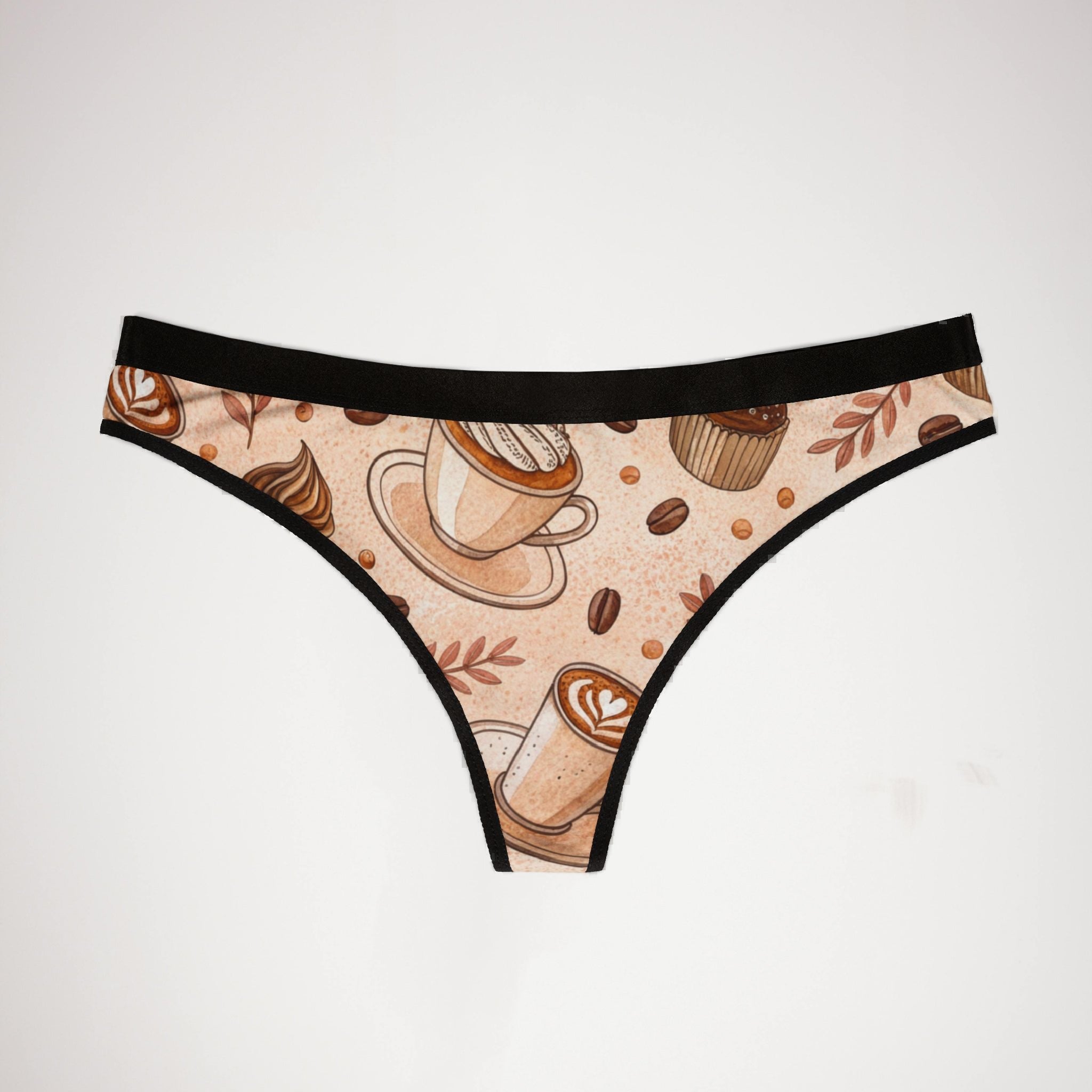Women's thongs coffee two