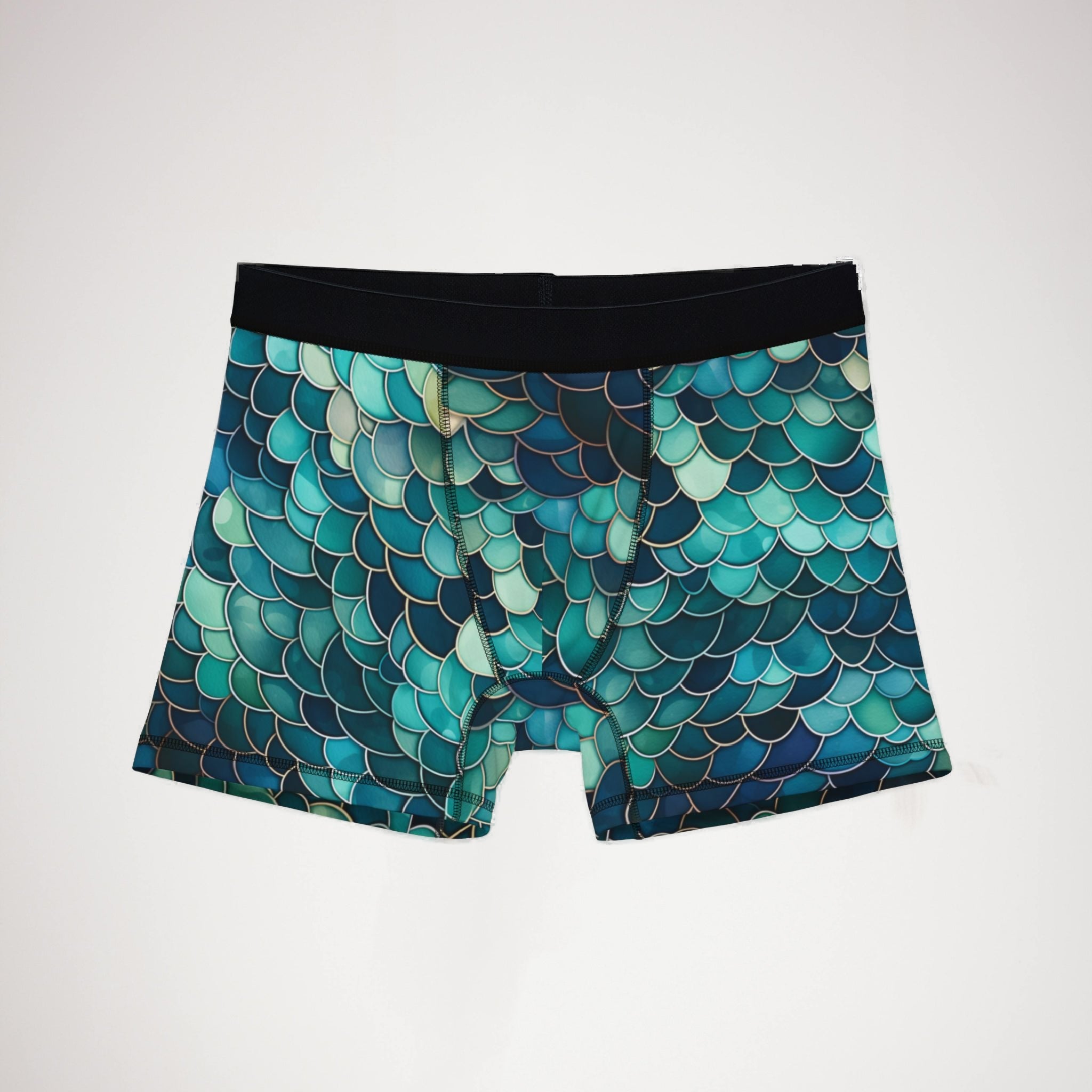Men's boxers mermaid scales