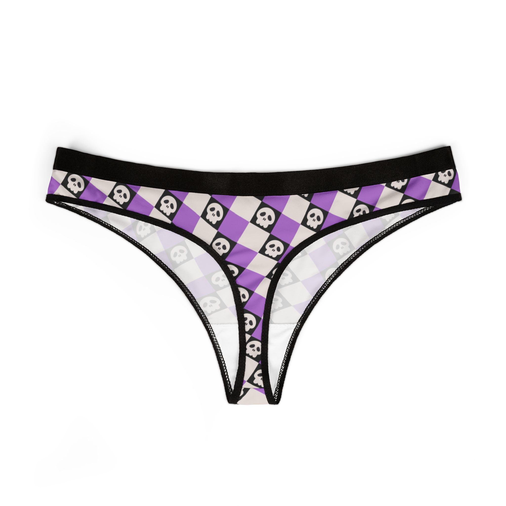 Women's thongs groovy halloween