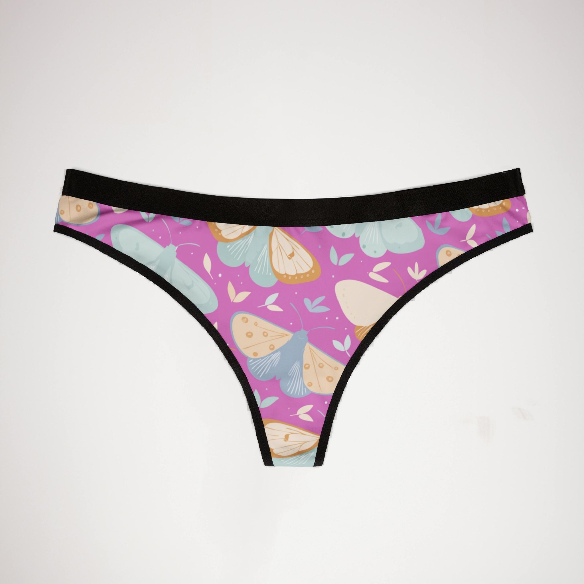 Women's thongs pink halloween