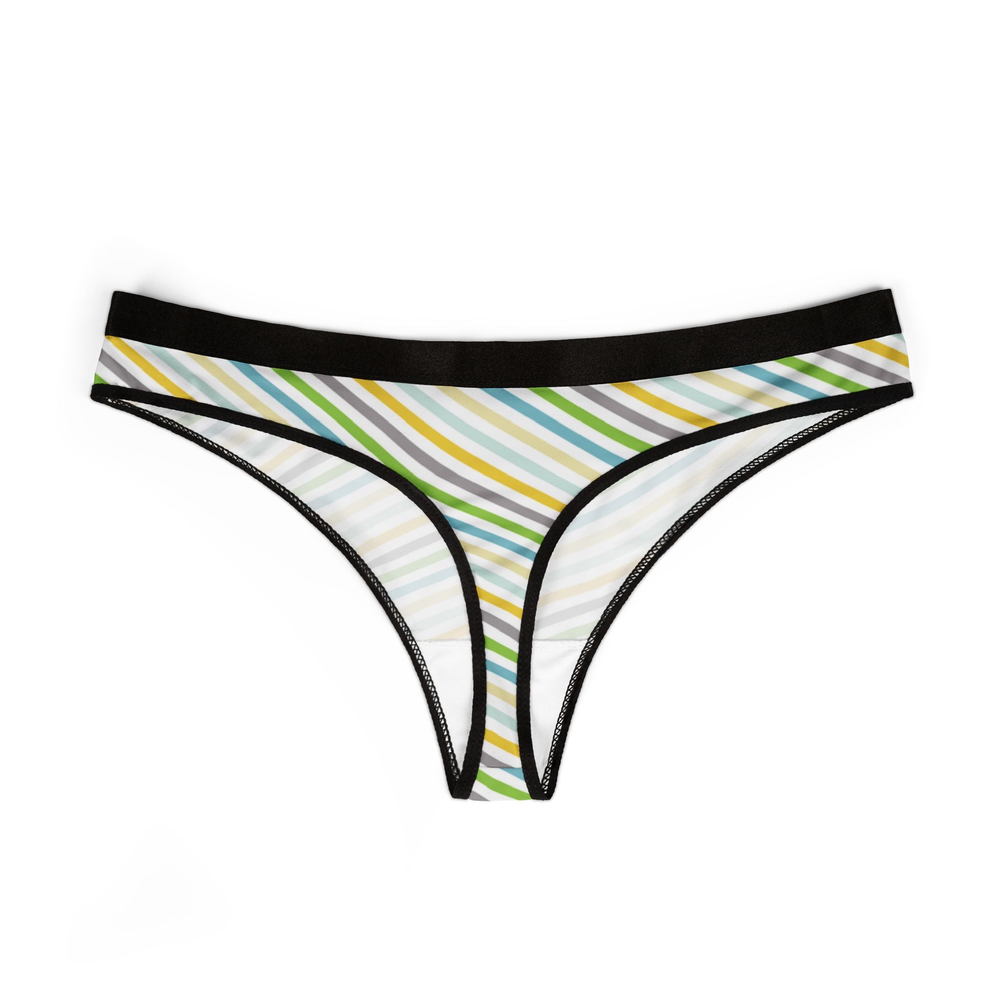 Women's thongs lemon fruit