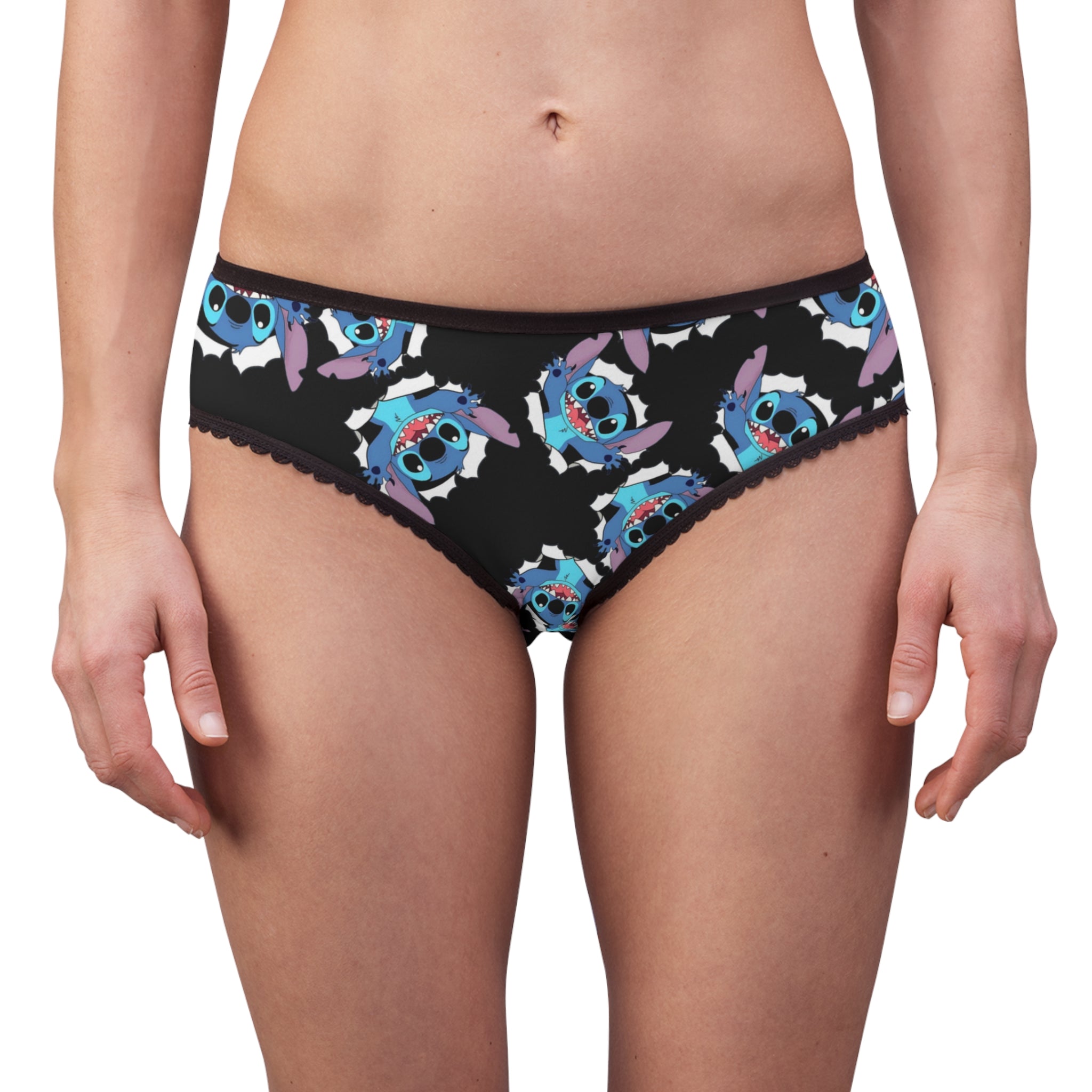 Women's briefs stitch black