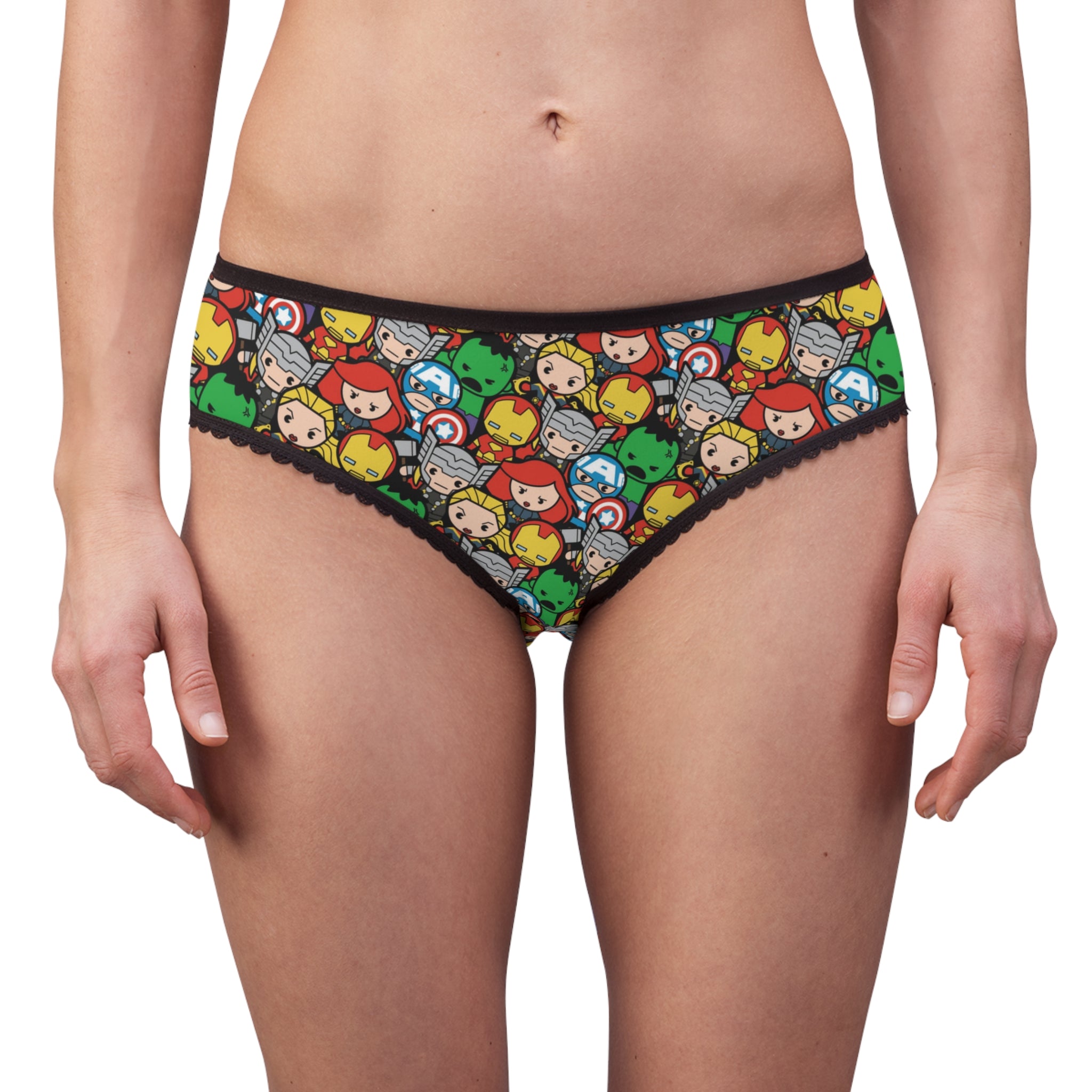 Women's briefs marvel avengers black