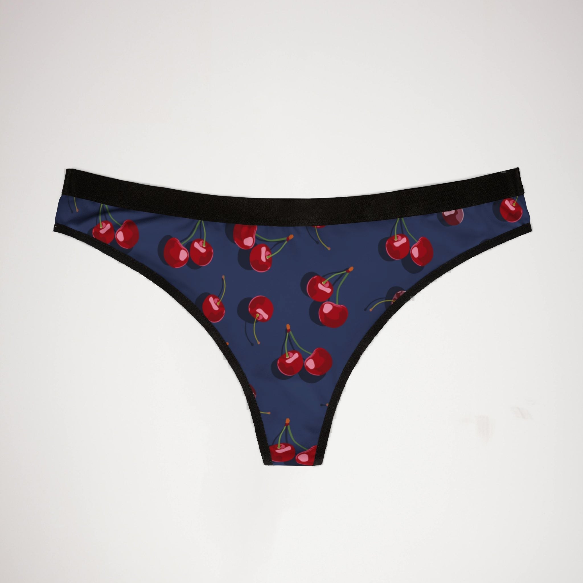 Women's thongs cherry fruit