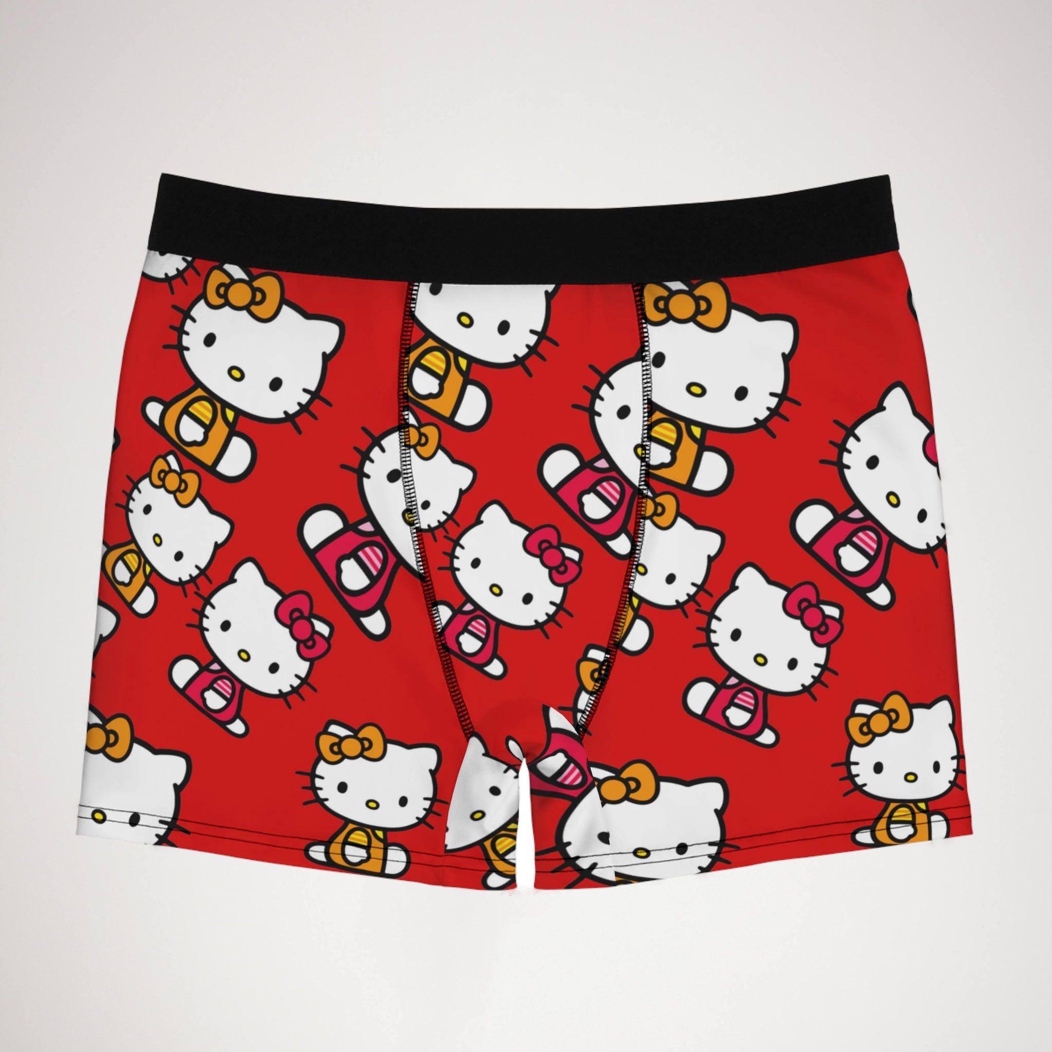 Men's boxer briefs kitty two colors red