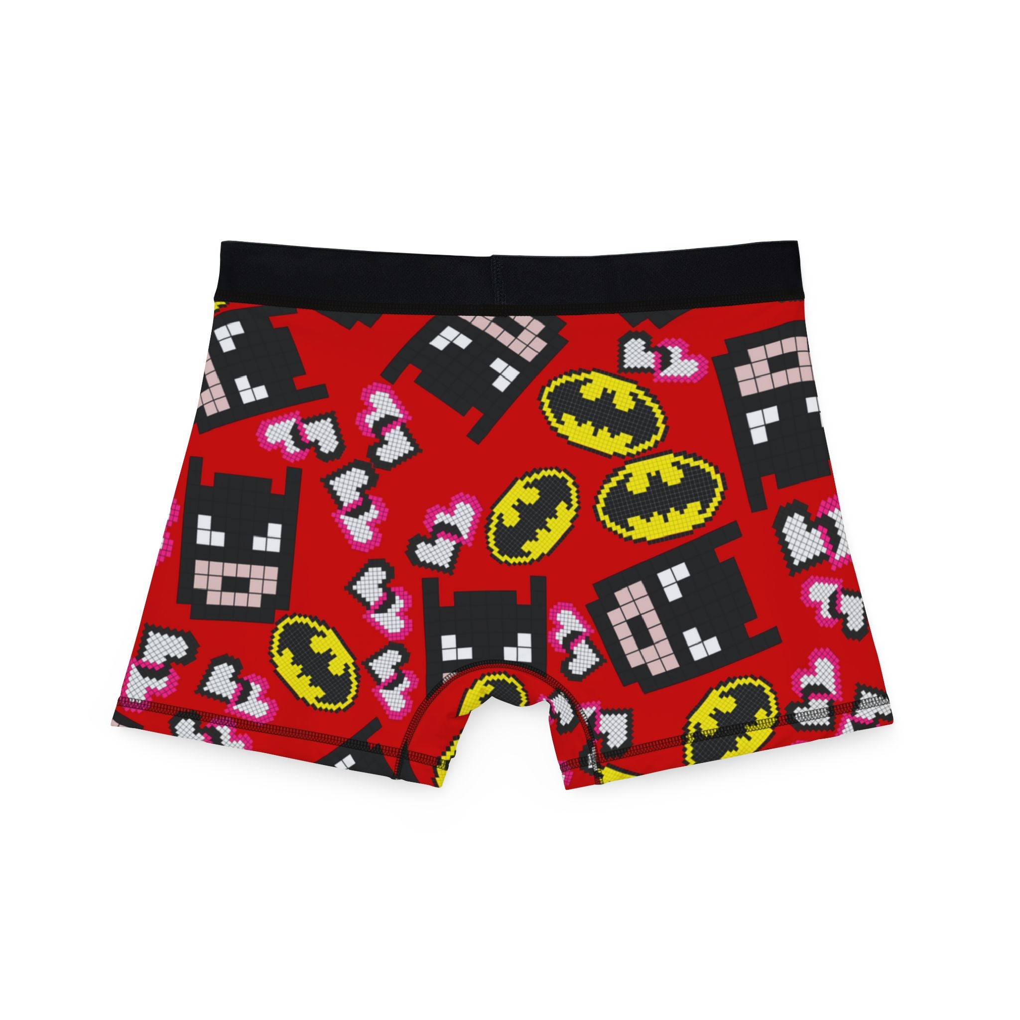 Men's boxers batman pixel red